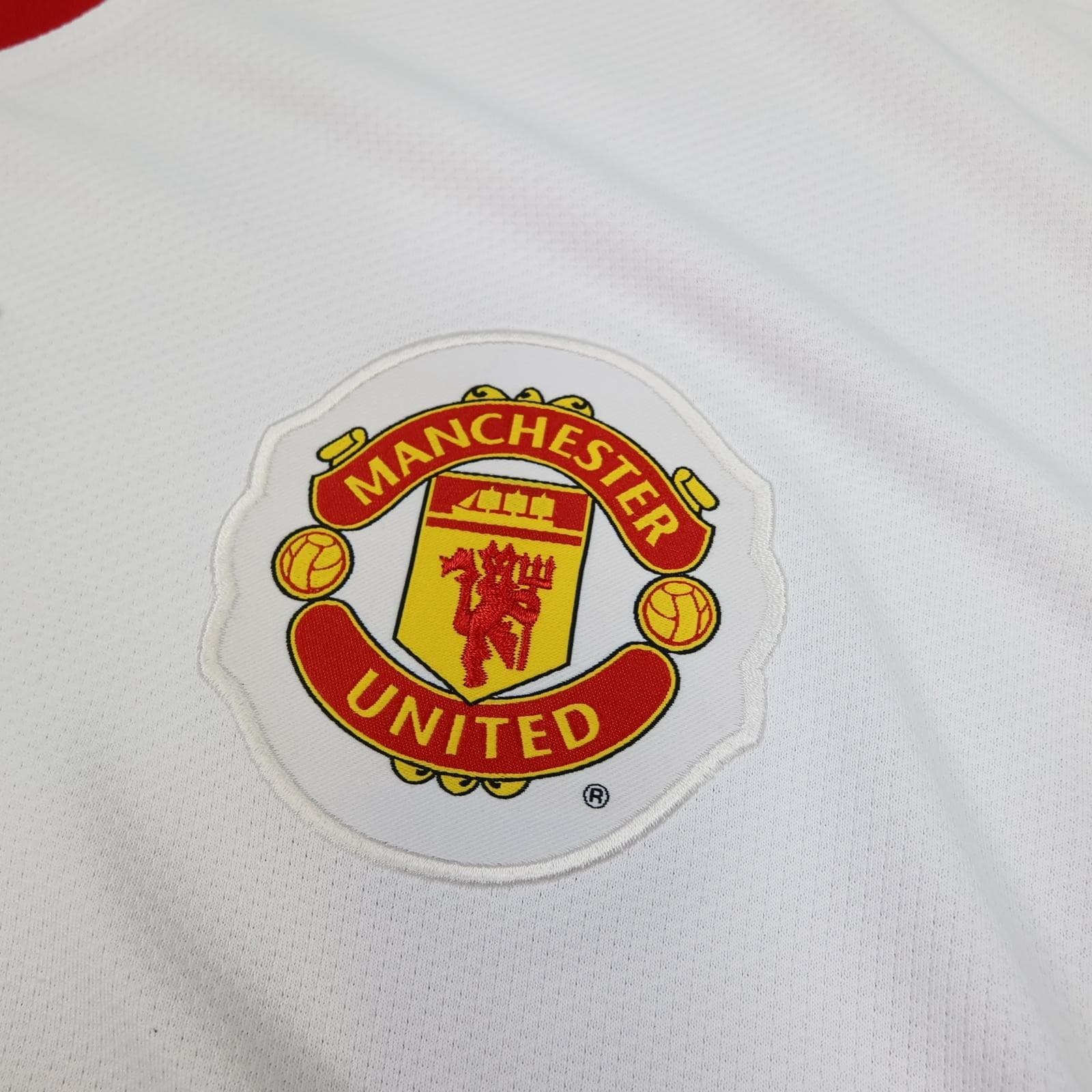Manchester United Shirt Mens XL White Away 2008 2009 Football Nike AIG Ronaldo 7 photo 7