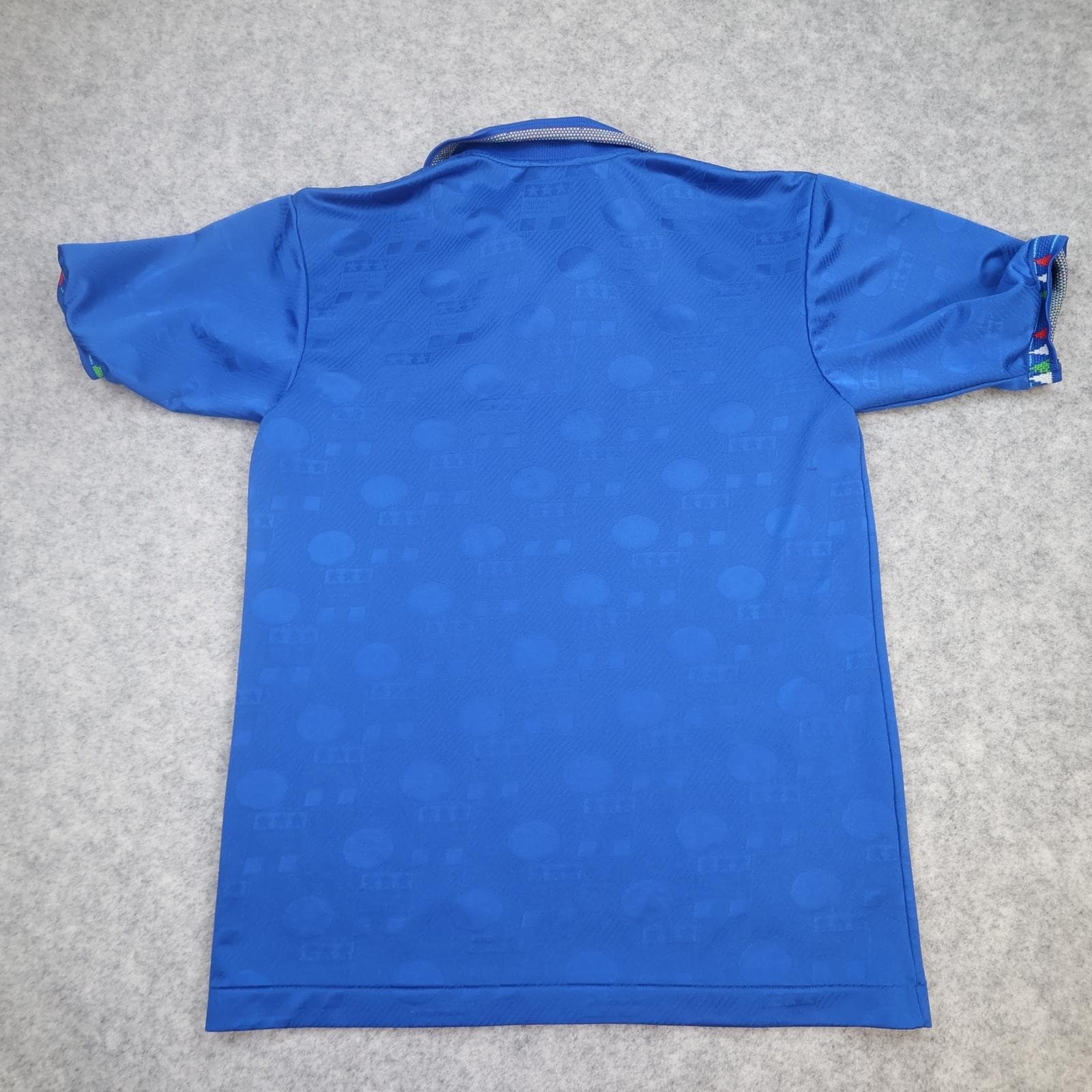 Vintage Italy Home Shirt Mens Small Blue Football Diadora 90s Jersey 1992 1993 photo 2