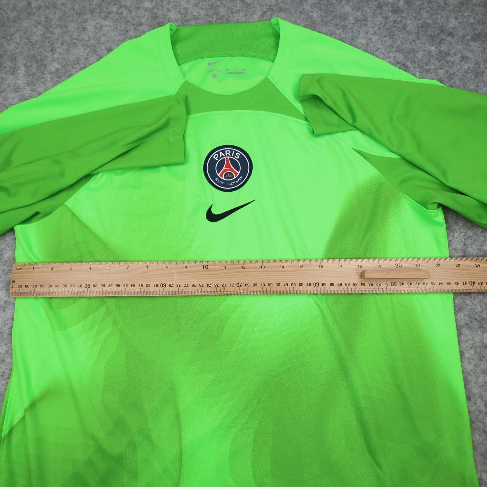 Paris St Germain Shirt Mens Extra Large Green 2022 2023 Football Nike Dri Fit photo 8