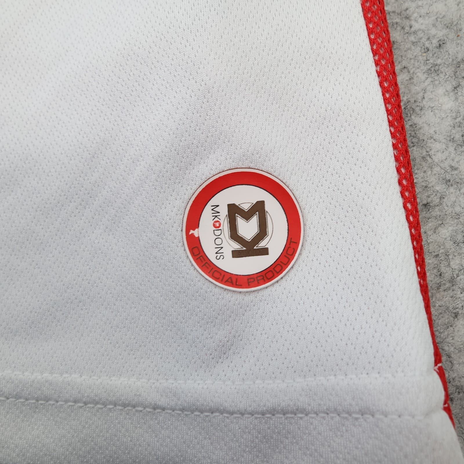 Mk Dons Shirt 2XL White 2017 2018 Errea Soccer Jersey Football Dons photo 3