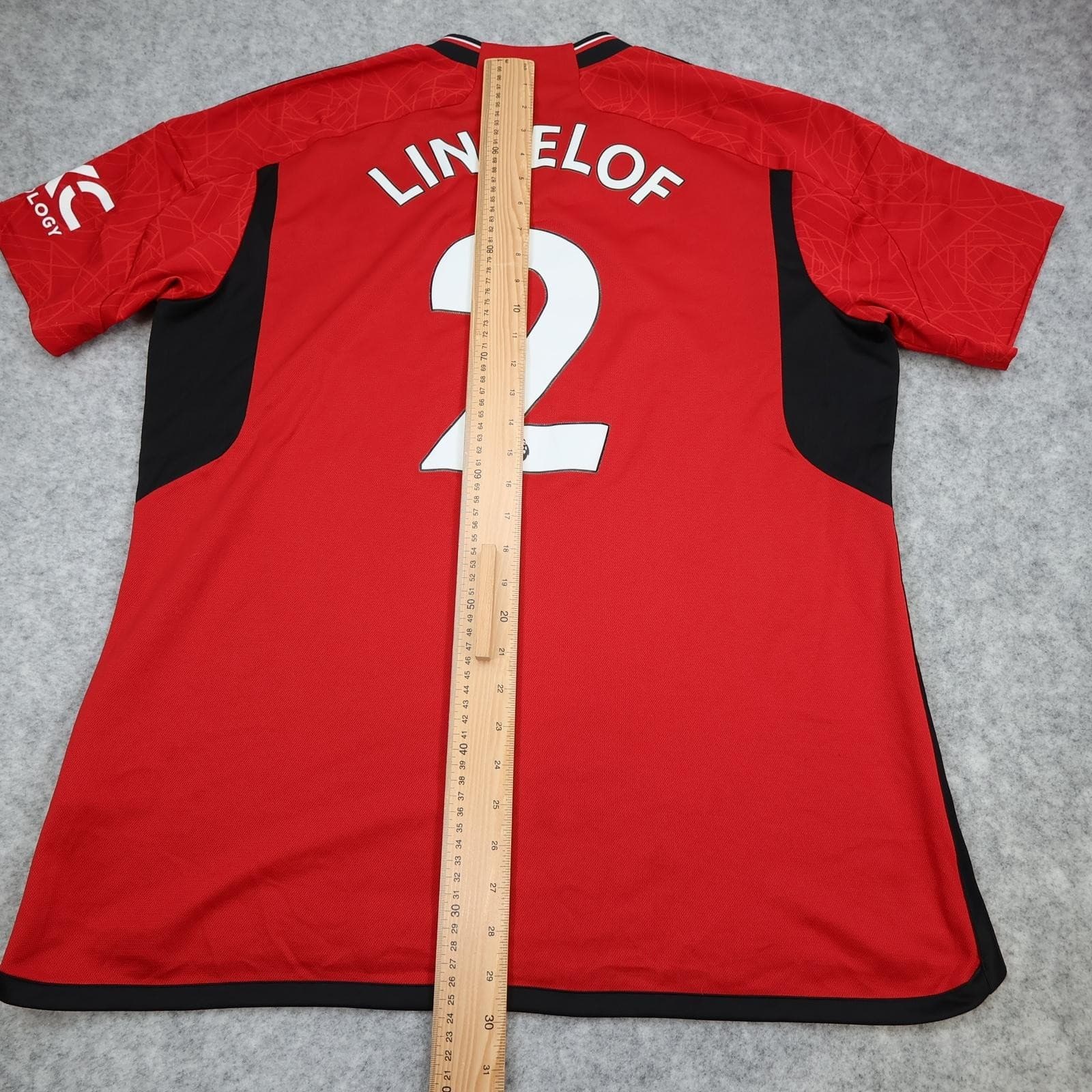 Manchester United Shirt Mens XL Red Home 2023 2024 Football Adidas Lindelof 2 photo 15