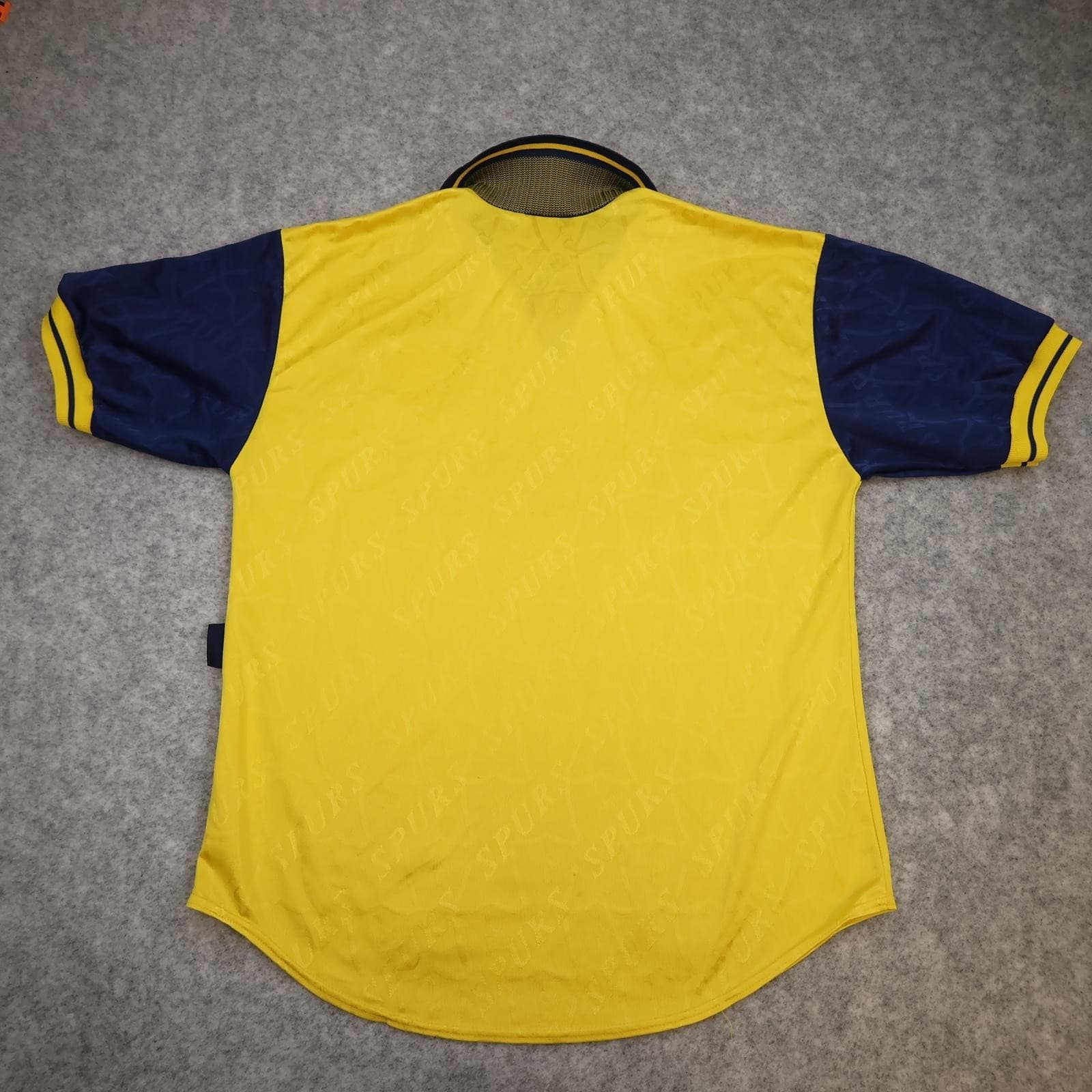 Vintage Tottenham Hotspur Shirt Mens Medium Yellow Away 1995 1997 Pony HP photo 2