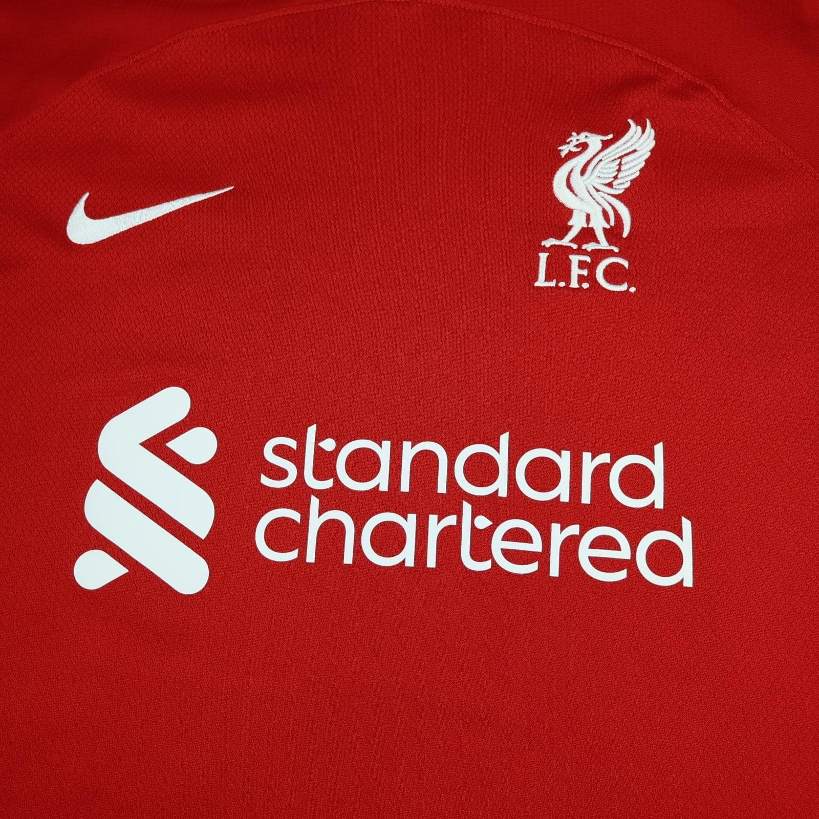 Liverpool Shirt Mens Large Red Home 2023 2024 Football Nike Soccer Jersey photo 3