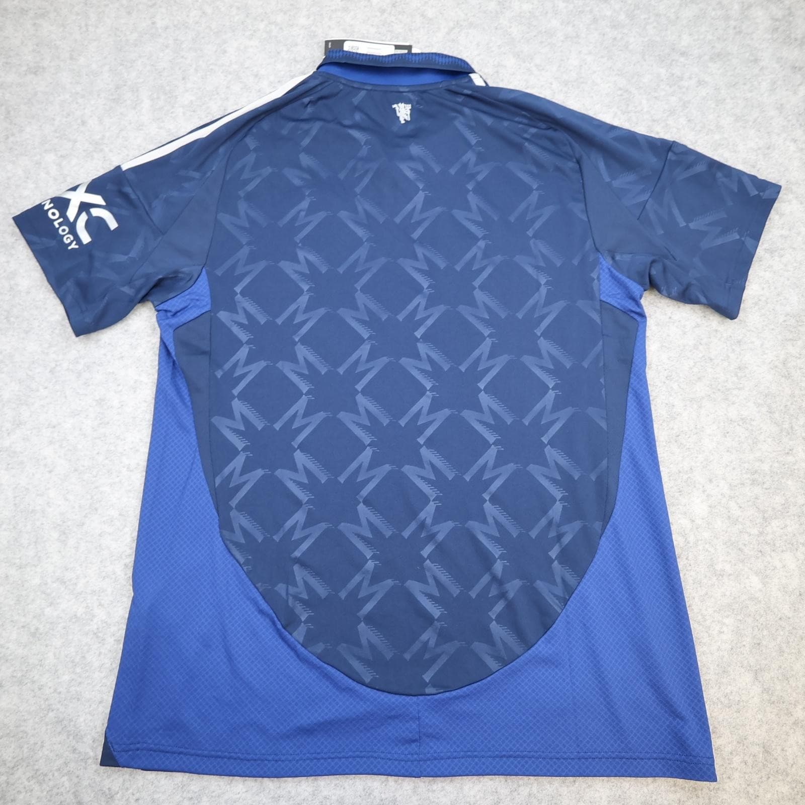 Manchester United Shirt Mens Large Blue Away 2024 2025 Adidas Soccer Jersey photo 2