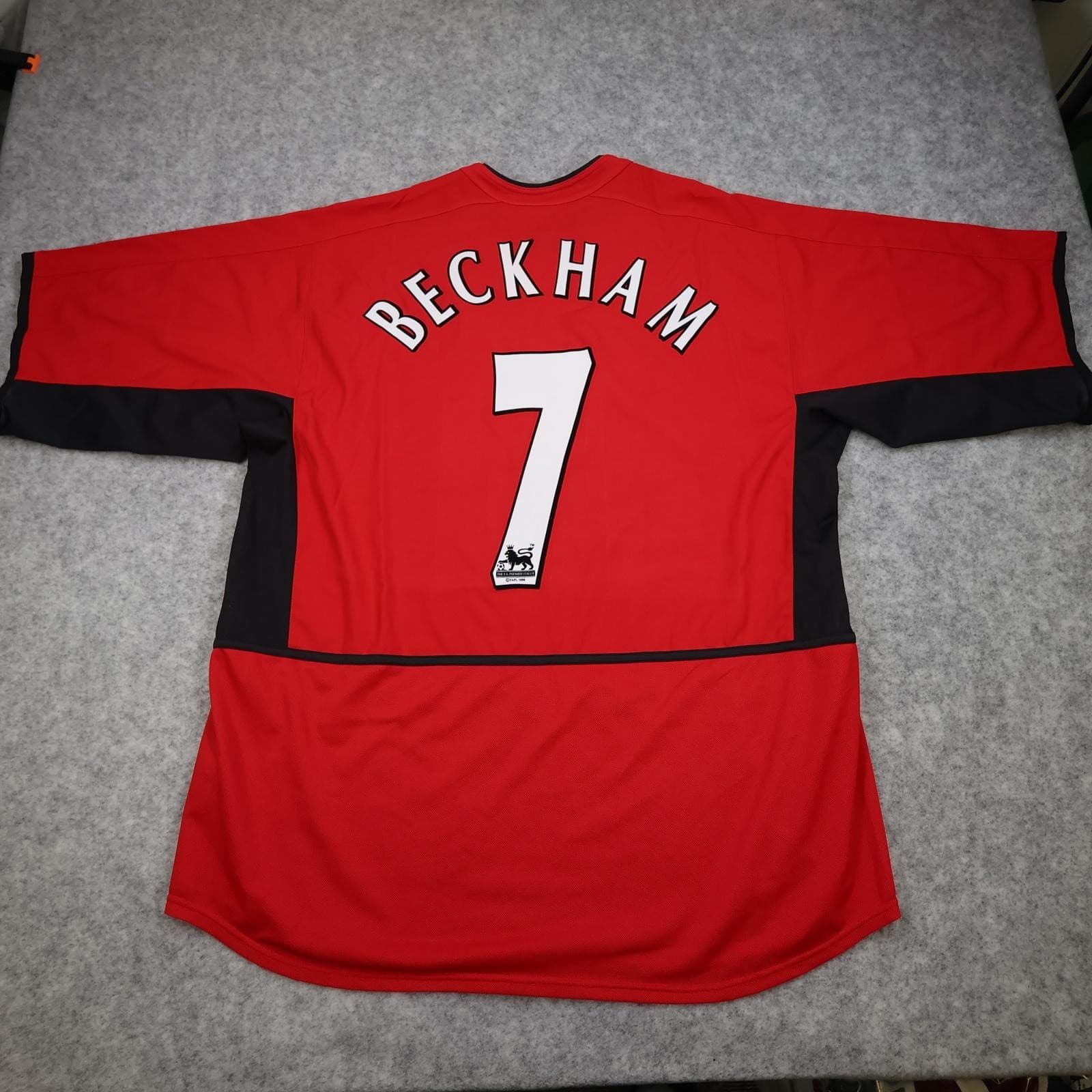 Vintage Manchester United Shirt Mens XL Red Home 2002 Nike Vodafone Beckham 7