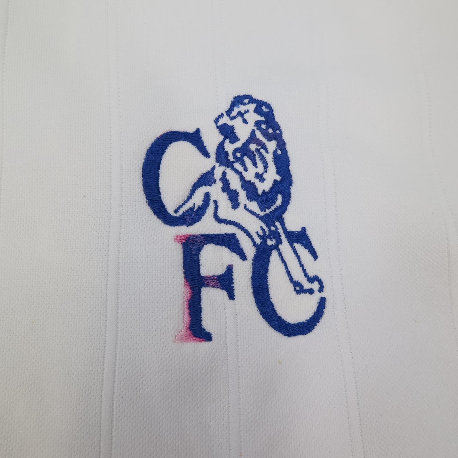 Vintage Chelsea Shirt Extra Large White Away Kit 2001 2003 Gianfranco Zola photo 6