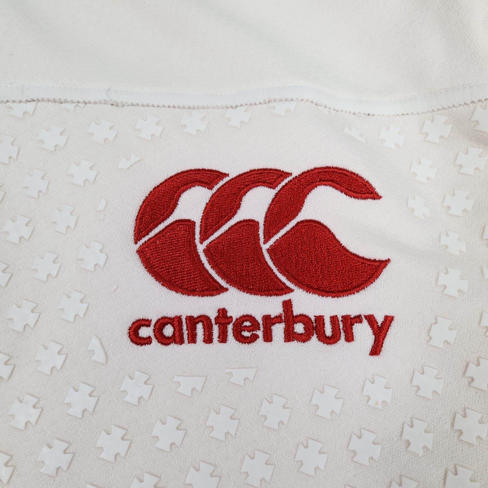 England Rugby Shirt Large White Home Kit 2014 2016 Nike Jersey Player Issue photo 6