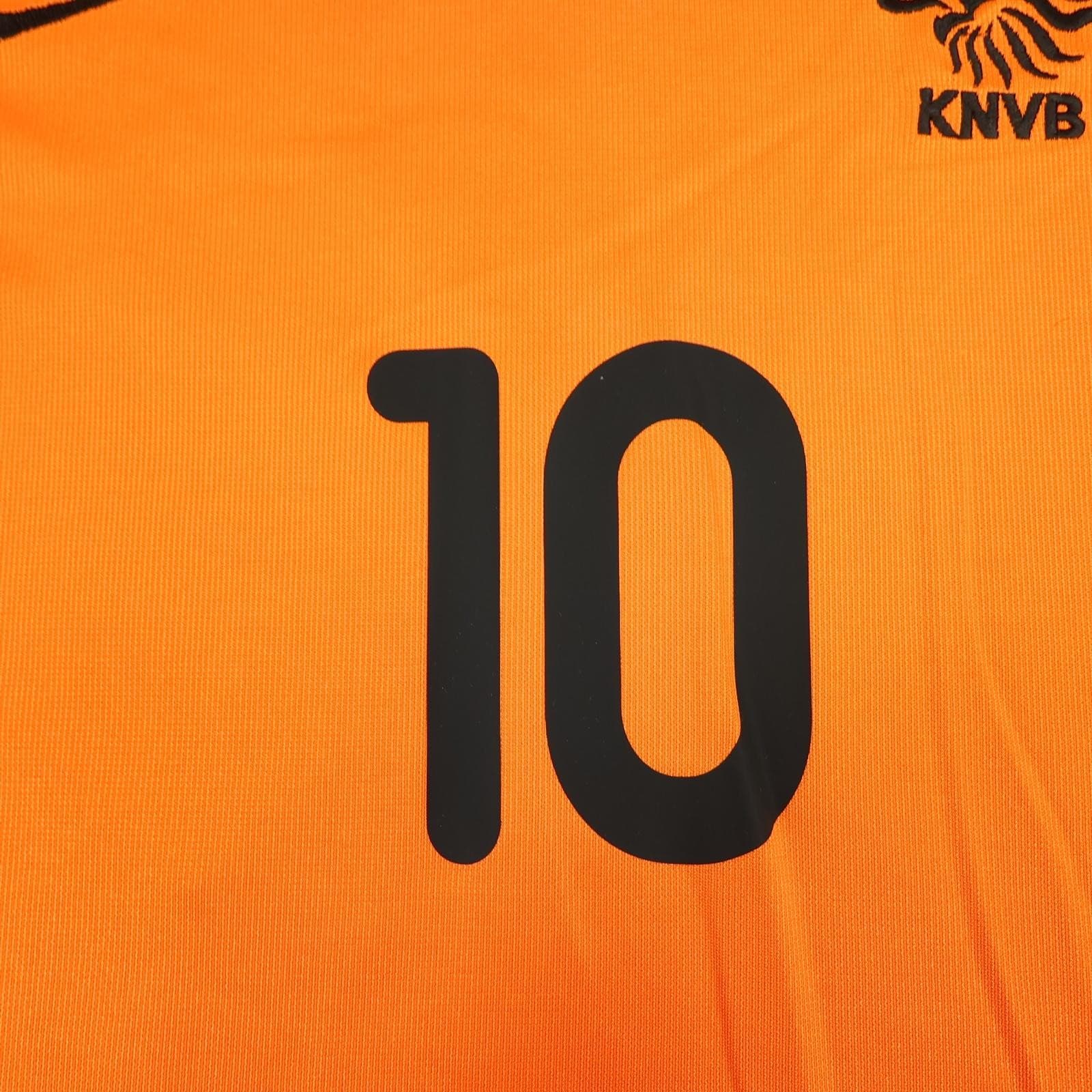 Vintage Netherlands KNVB Home Shirt Mens Large Orange 2000 2002 Nike Bergkamp 10 photo 5