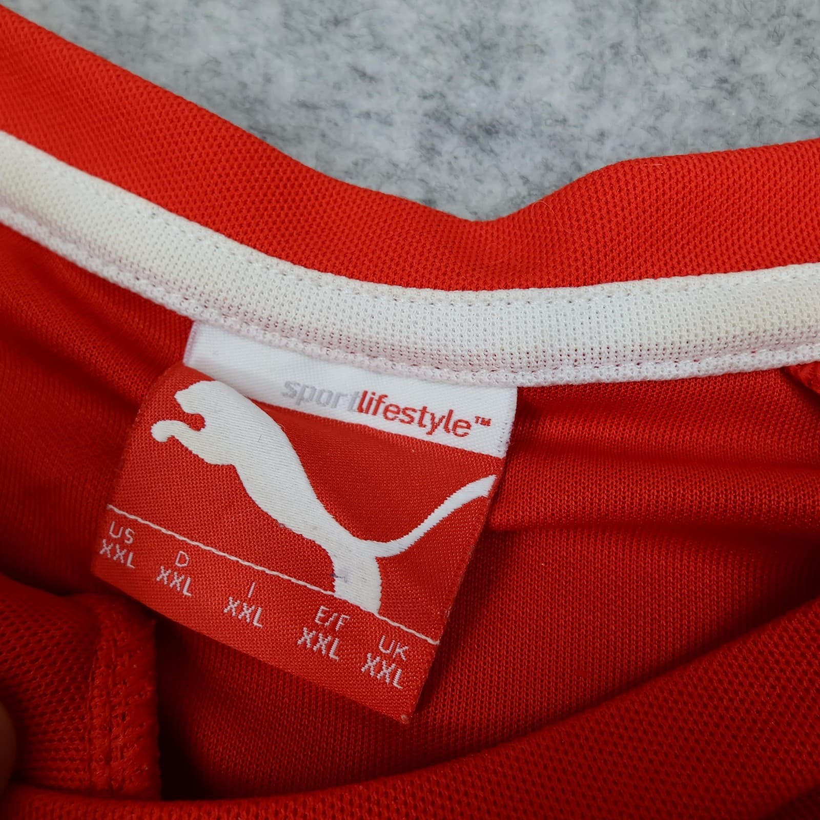 Rangers Shirt Mens 2XL Red Third Kit 2014 2015 Puma Long Sleeve Soccer Jersey photo 7