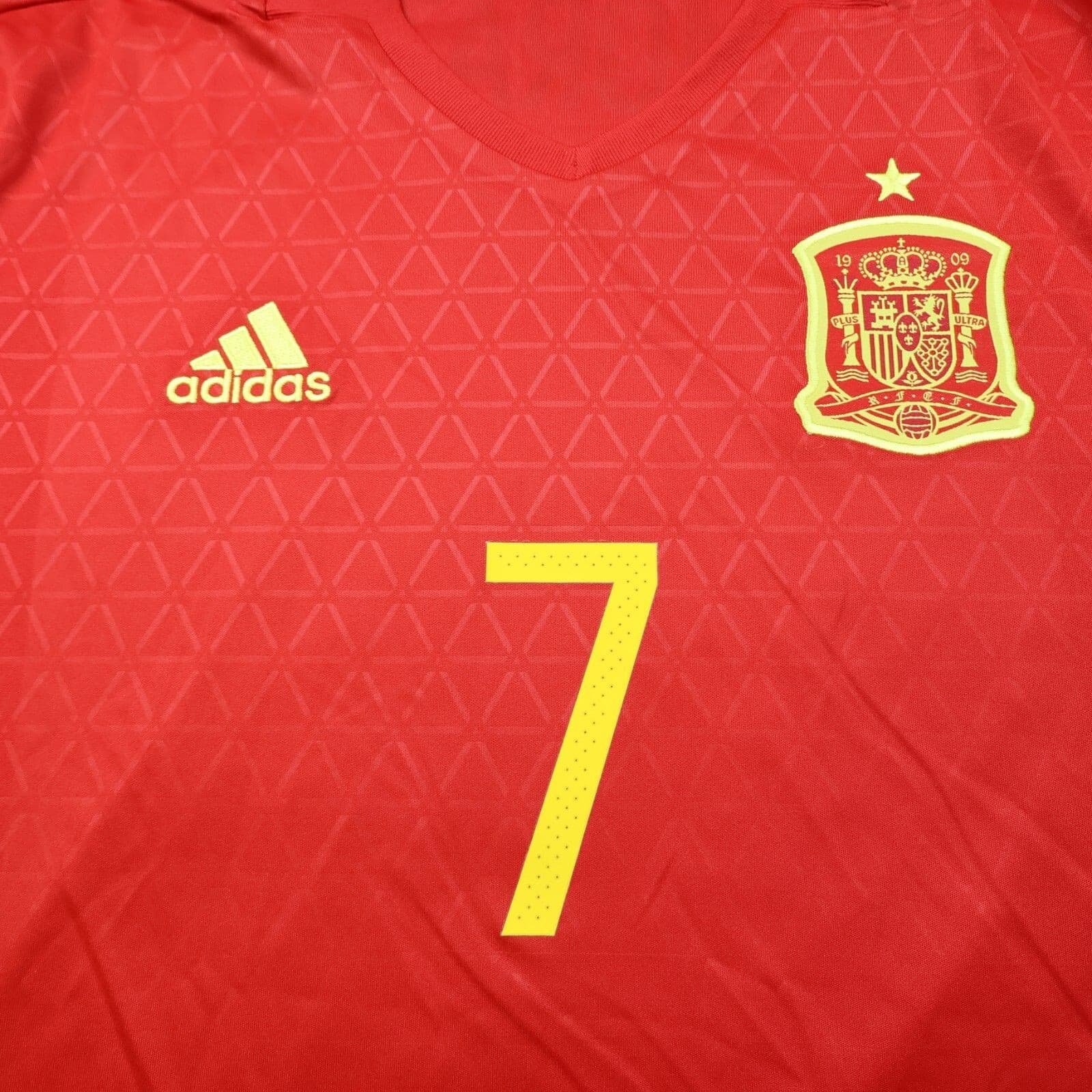 Spain Football Shirt Extra Large Red Home Adidas 2016 2017 España Jersey Morata photo 3