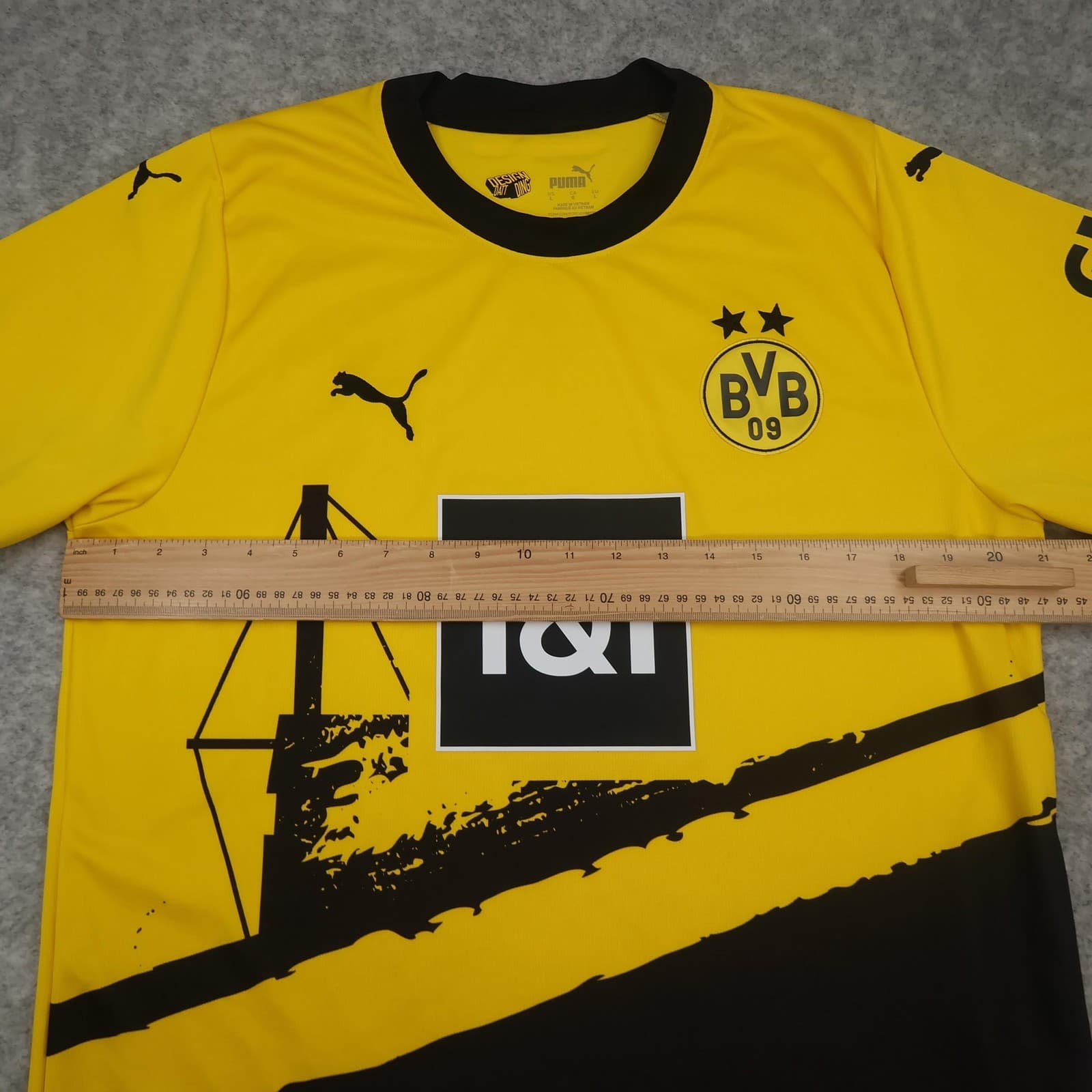 Borussia Dortmund Shirt Mens Large Yellow Black Home 2023 2024 Football Puma Jer photo 11