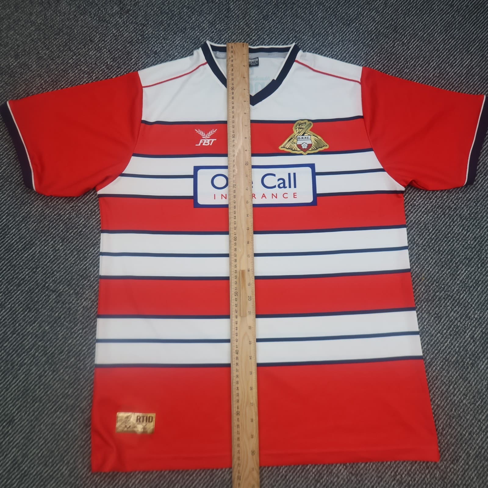 Doncaster Rovers Shirt Extra Large Red Home Kit 2016 2017 FBT Soccer Jersey photo 11