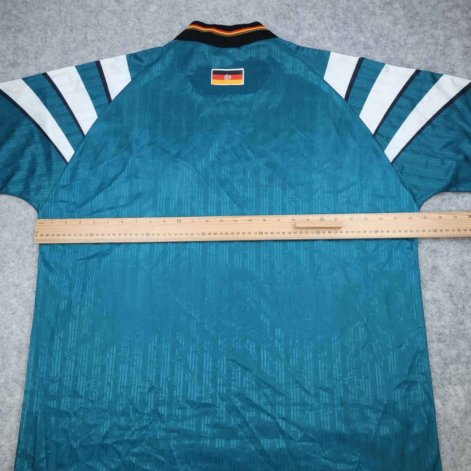Vintage Germany Shirt Mens XXL Green 1996 1998 Football Adidas DFB Jersey photo 9
