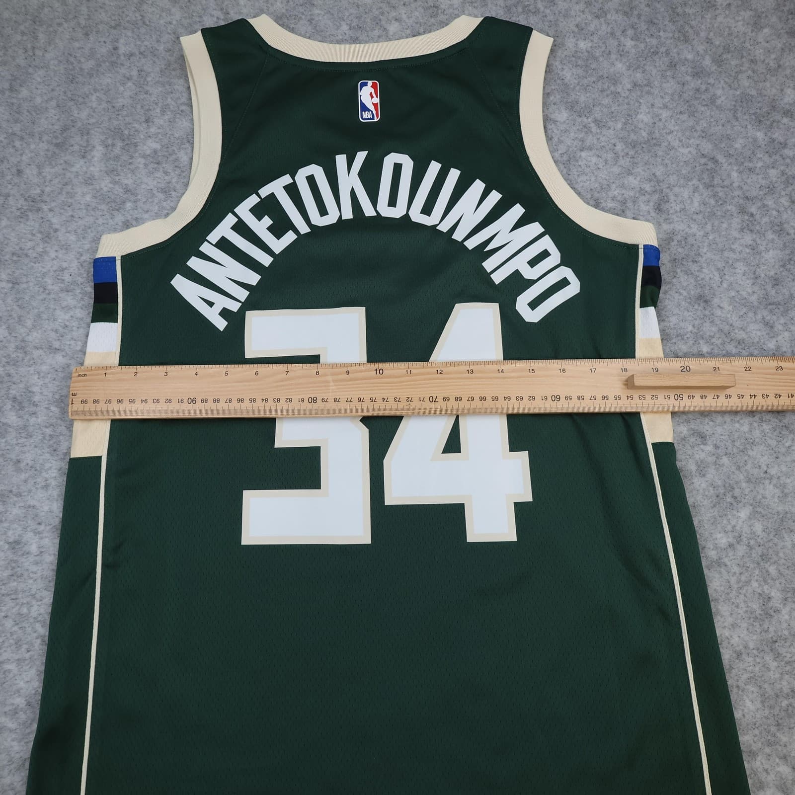 Milwaukee Bucks Basketball Jersey Mens Medium Green NBA Nike Antetokounmpo 34 photo 8