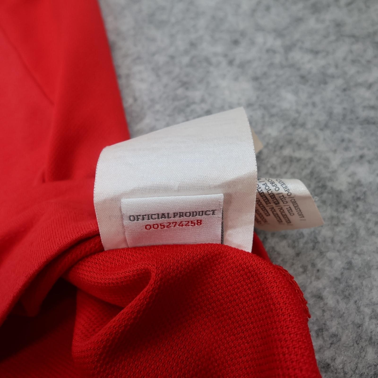 England Away Shirt Mens Medium Red 2010 2011 Soccer Umbro Tailored Jersey 40" photo 6