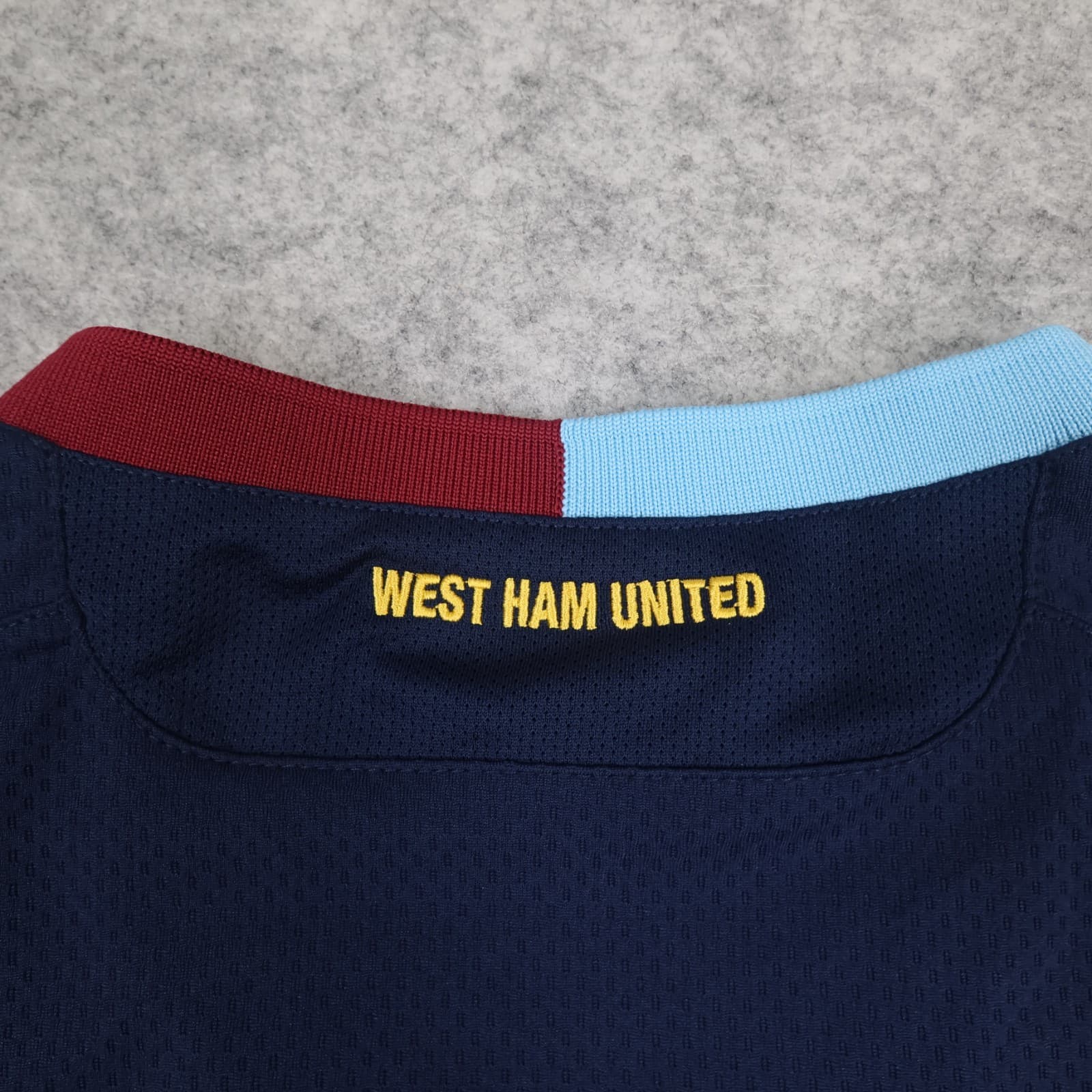 West Ham Away Shirt Extra Large Navy 2012 2013 Macron Soccer Jersey 44" photo 17