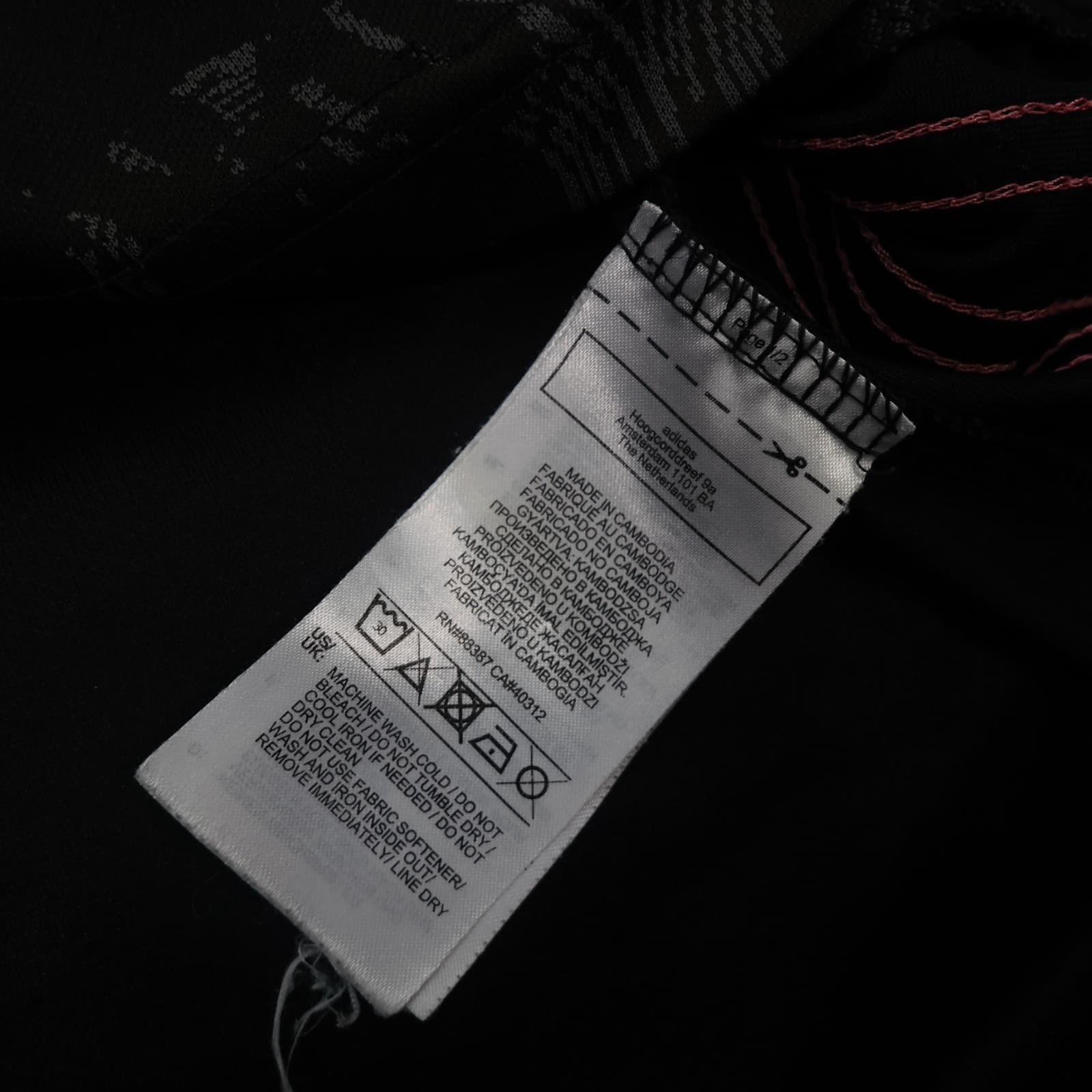 Real Madrid Shirt Large Black Third Kit 2020 2021 Adidas Football Jersey photo 11