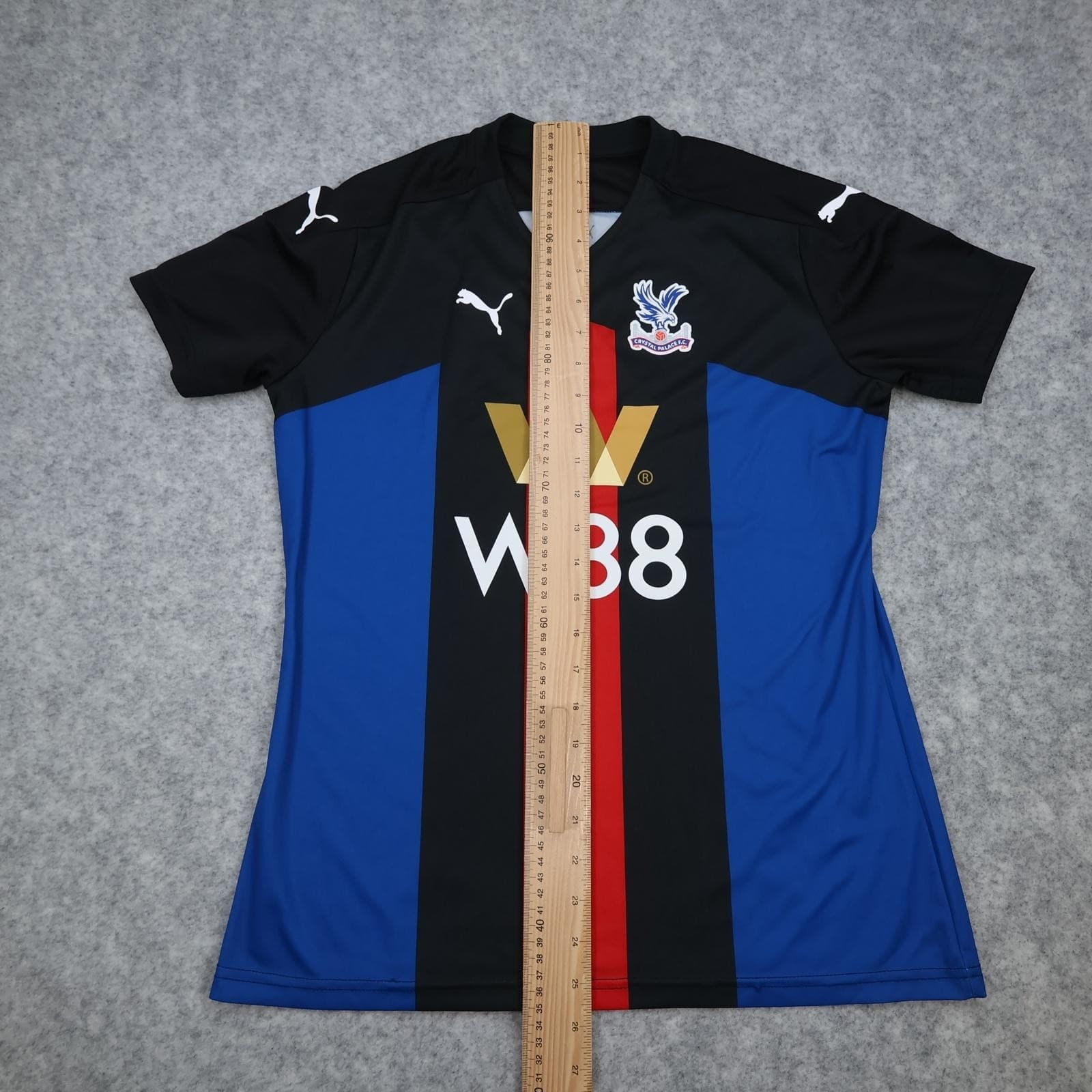 Crystal Palace Shirt Womens Size 12 Black Home Football Puma 2020 2021 Jersey photo 10