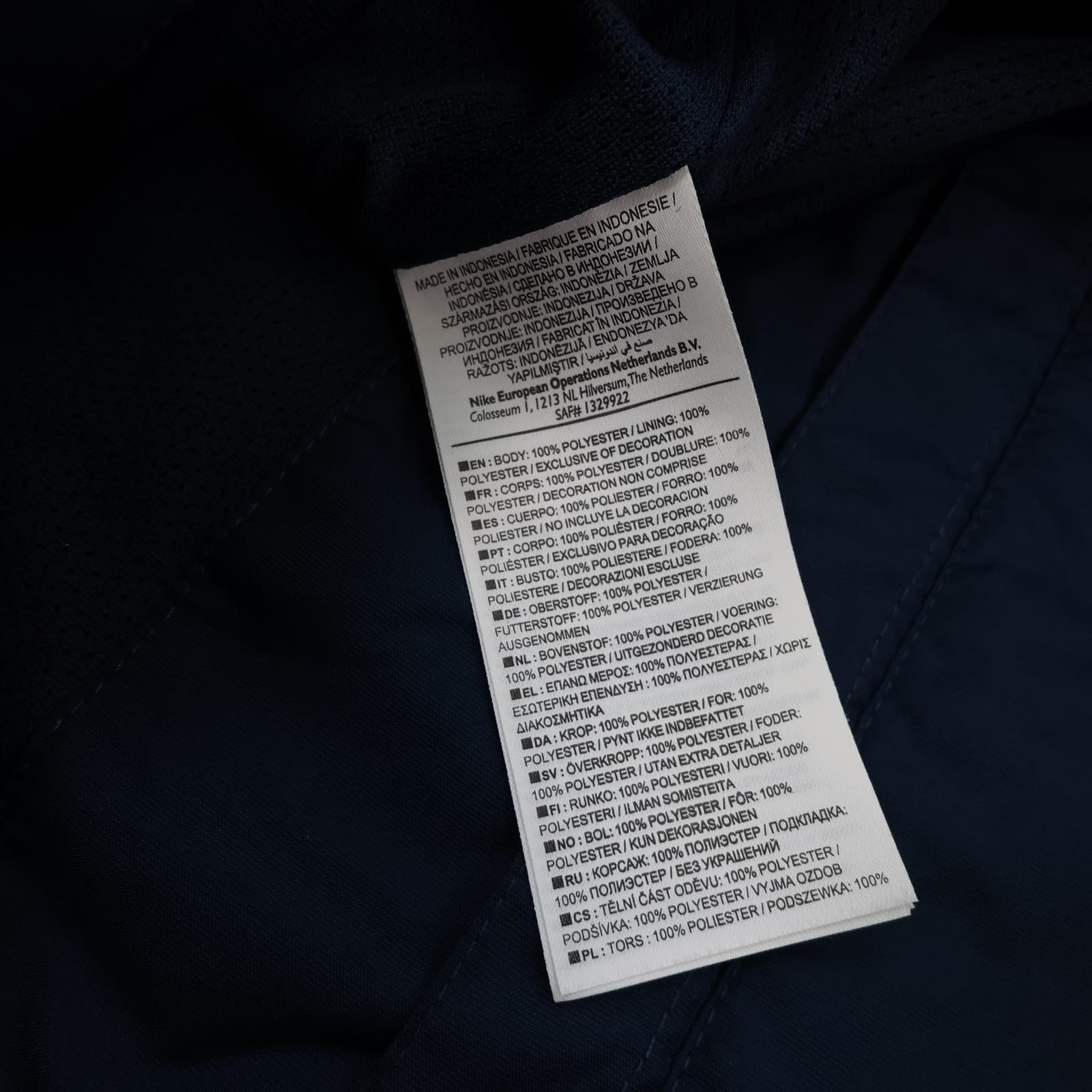 Arsenal Jacket Mens Medium Navy Yellow Football Nike Training 2012 2013 photo 12