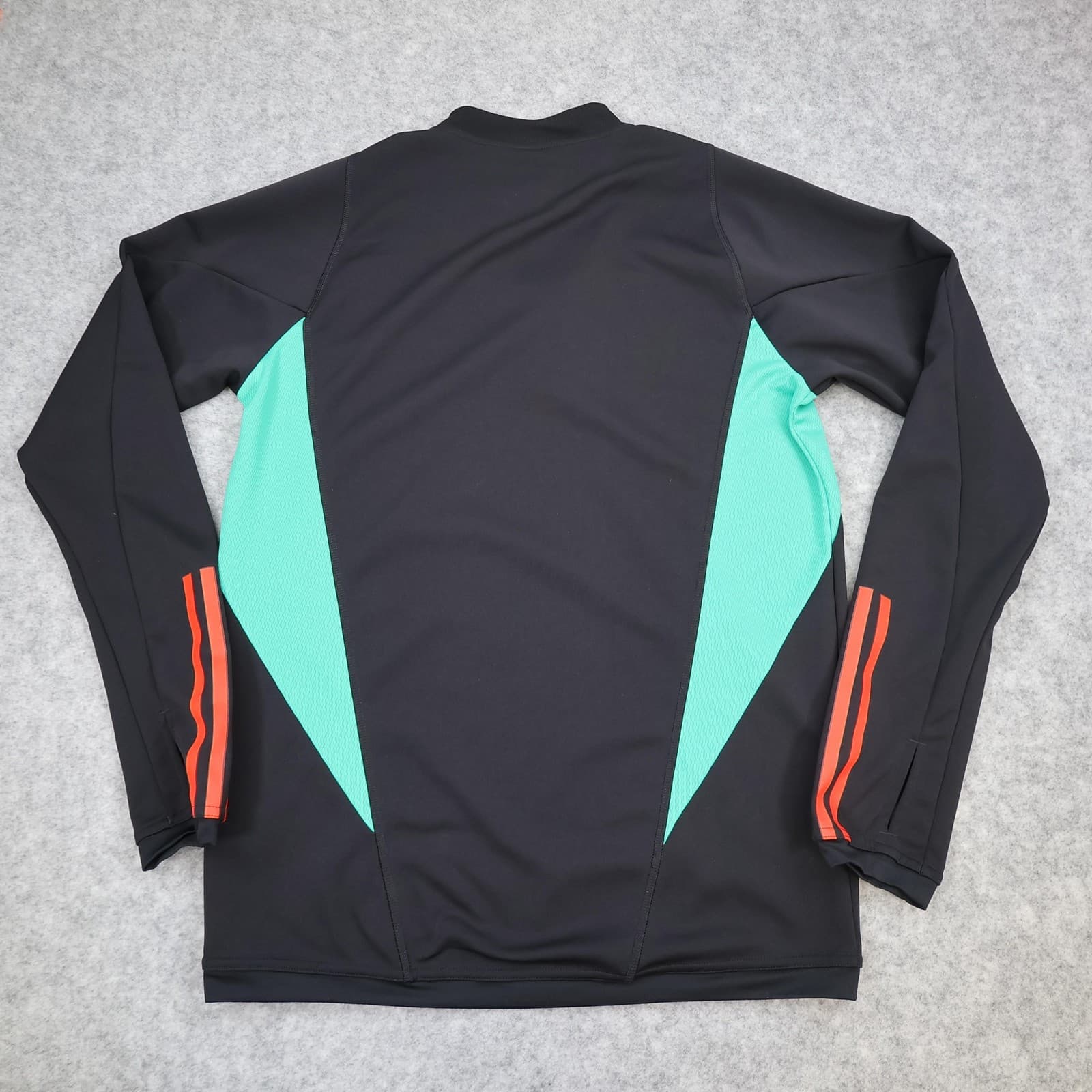 Manchester United Training Top Mens Medium Black EPL Football Adidas Tezos 22 23 photo 7