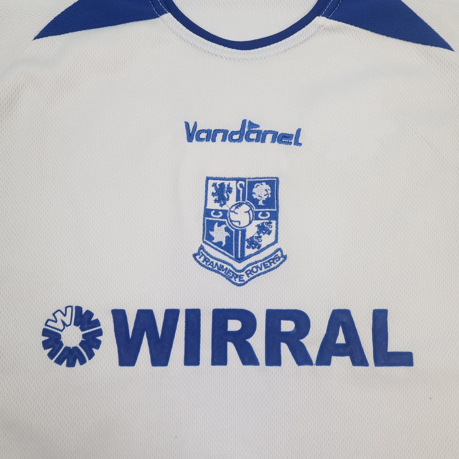 Tranmere Rovers Shirt Mens Large White Home EFL 2004 2005 Vandanel Wirral Jersey photo 3