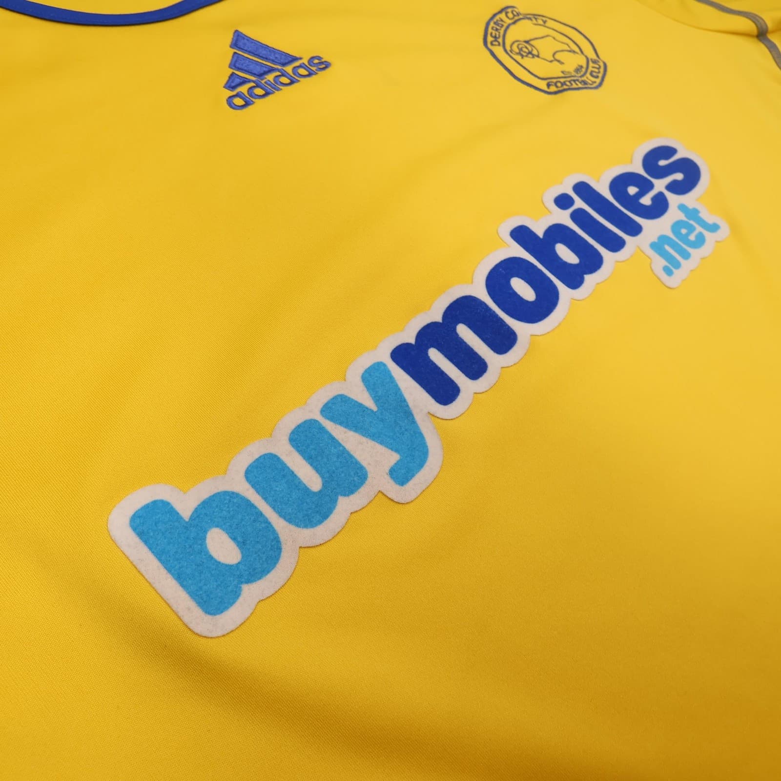 Derby County Shirt Mens 2XL Yellow Away 2010 2011 Football Adidas Buymobiles photo 7