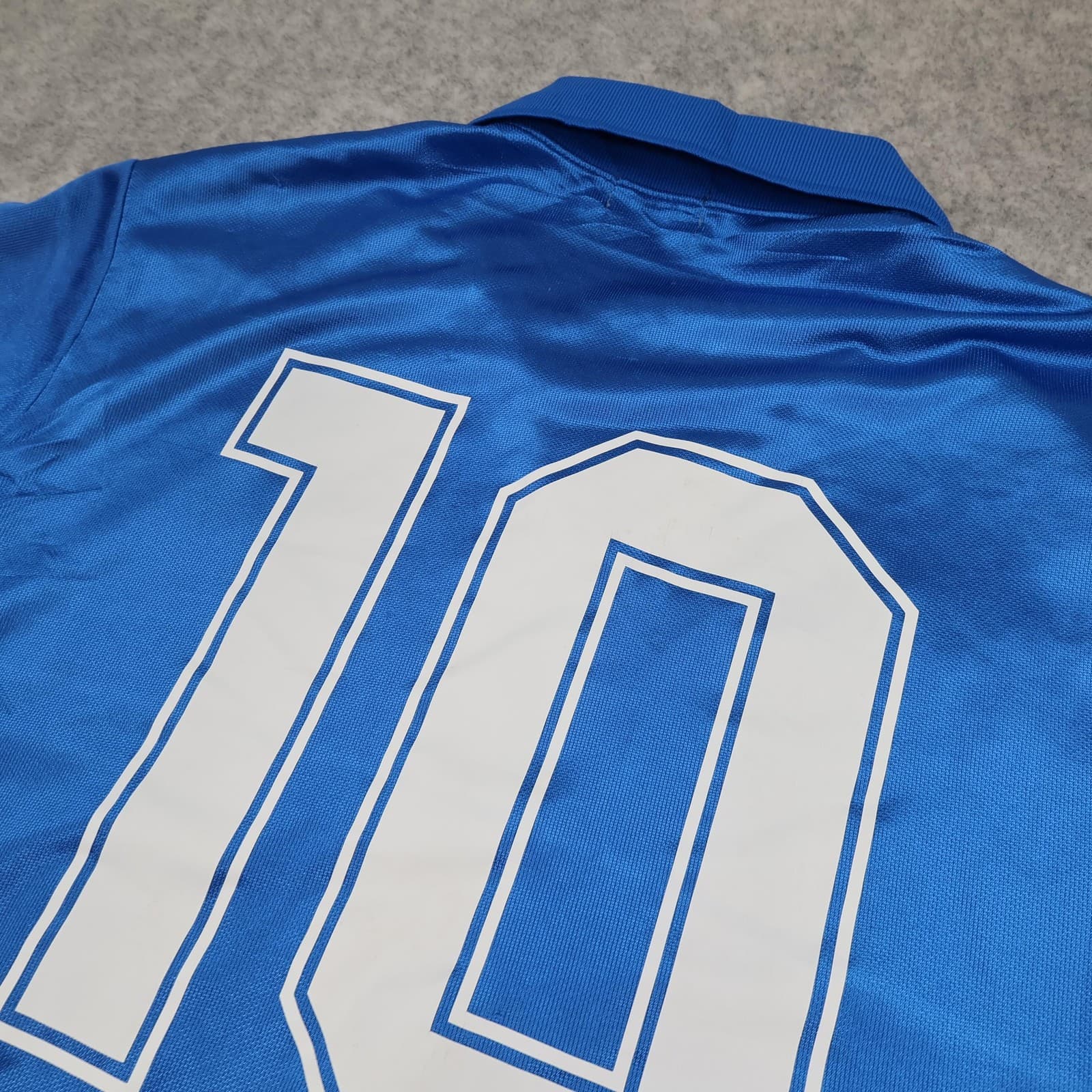 Vintage Sampdoria Shirt Mens Small Blue Home 1992 1994 Asics 10 Soccer Jersey photo 8
