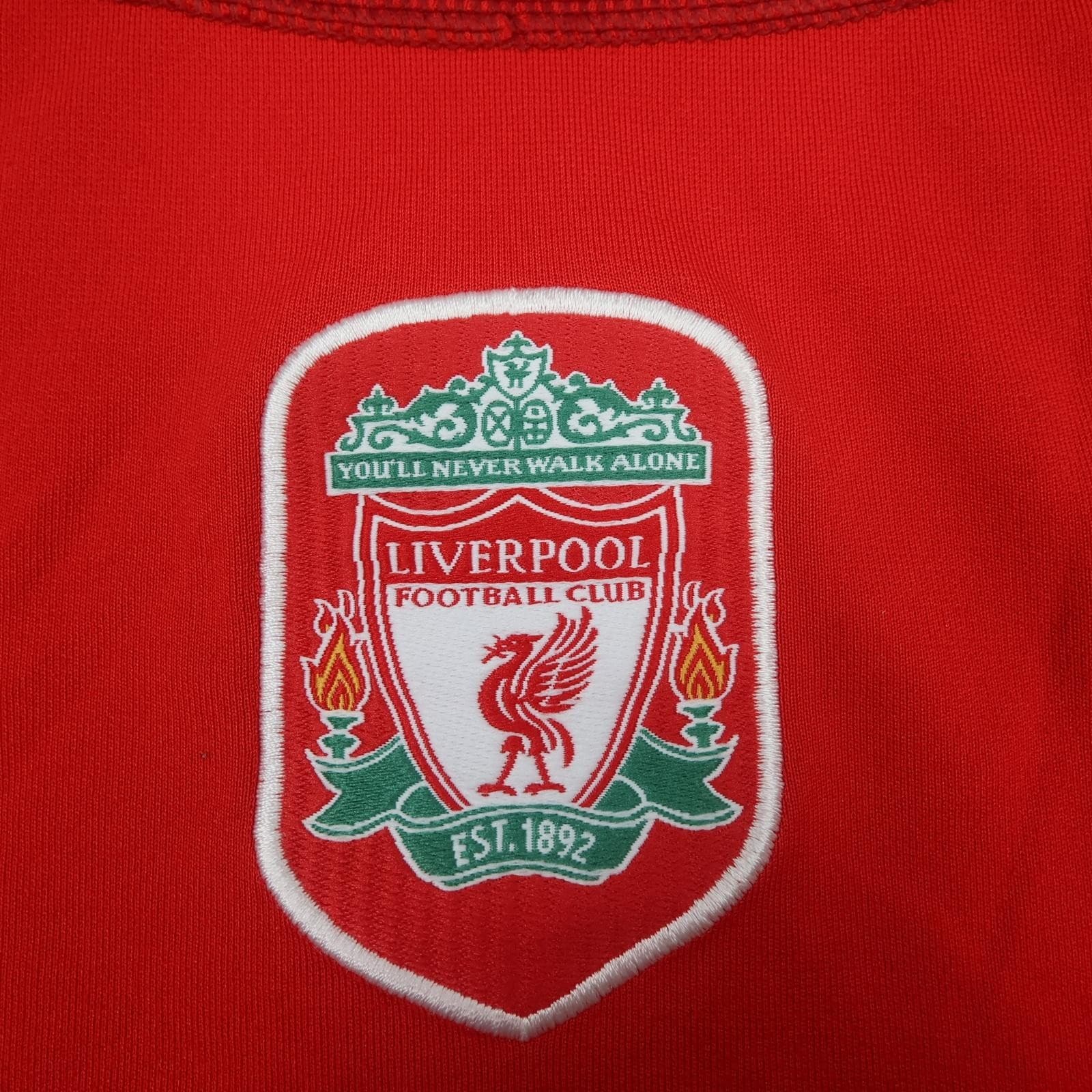 Vintage Liverpool Shirt Mens XL Red Home 2002 2004 EPL Football Reebok Carlsberg photo 5