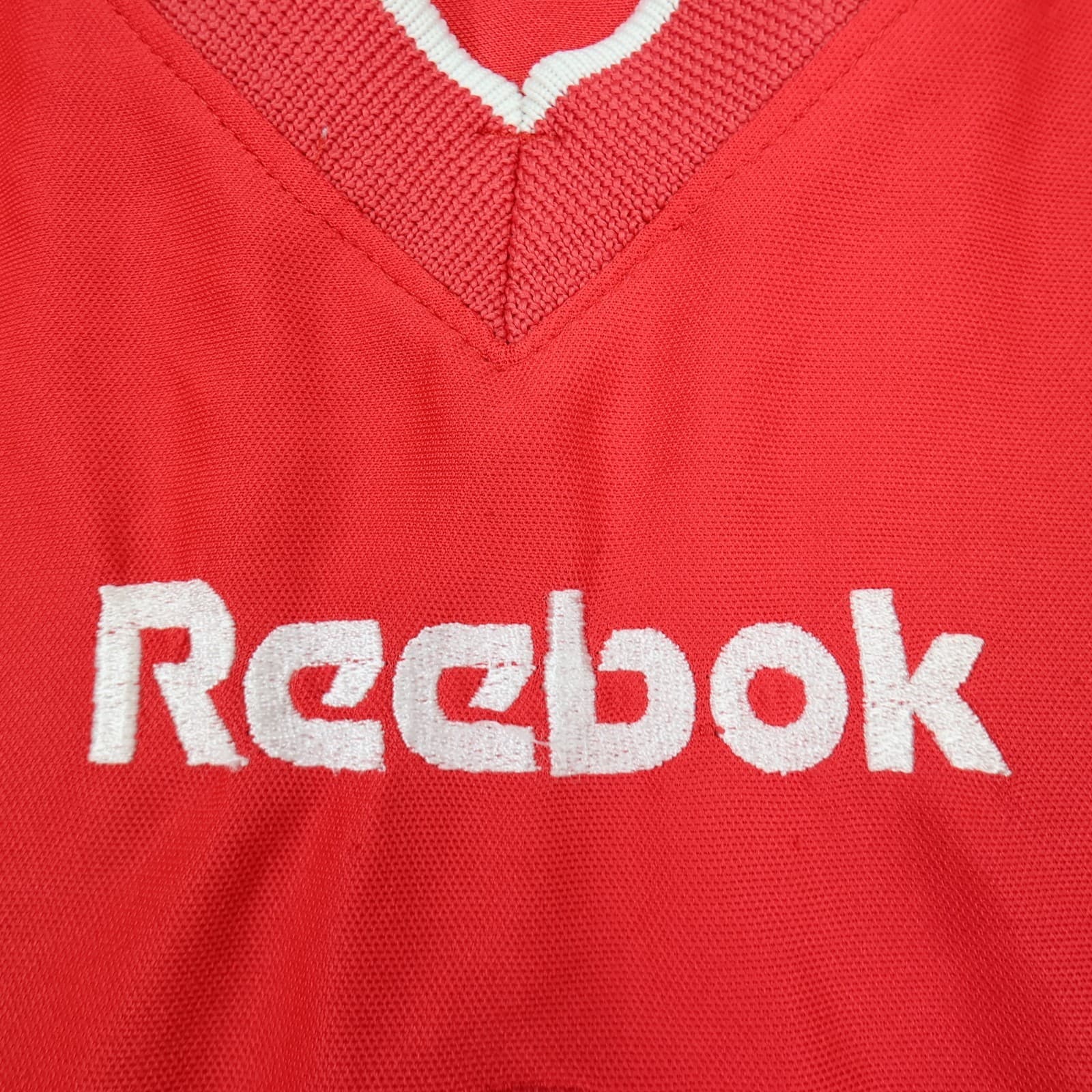 Vintage Liverpool Shirt Small Red Home Kit 2000 2002 Reebok 40 42 Jersey photo 5