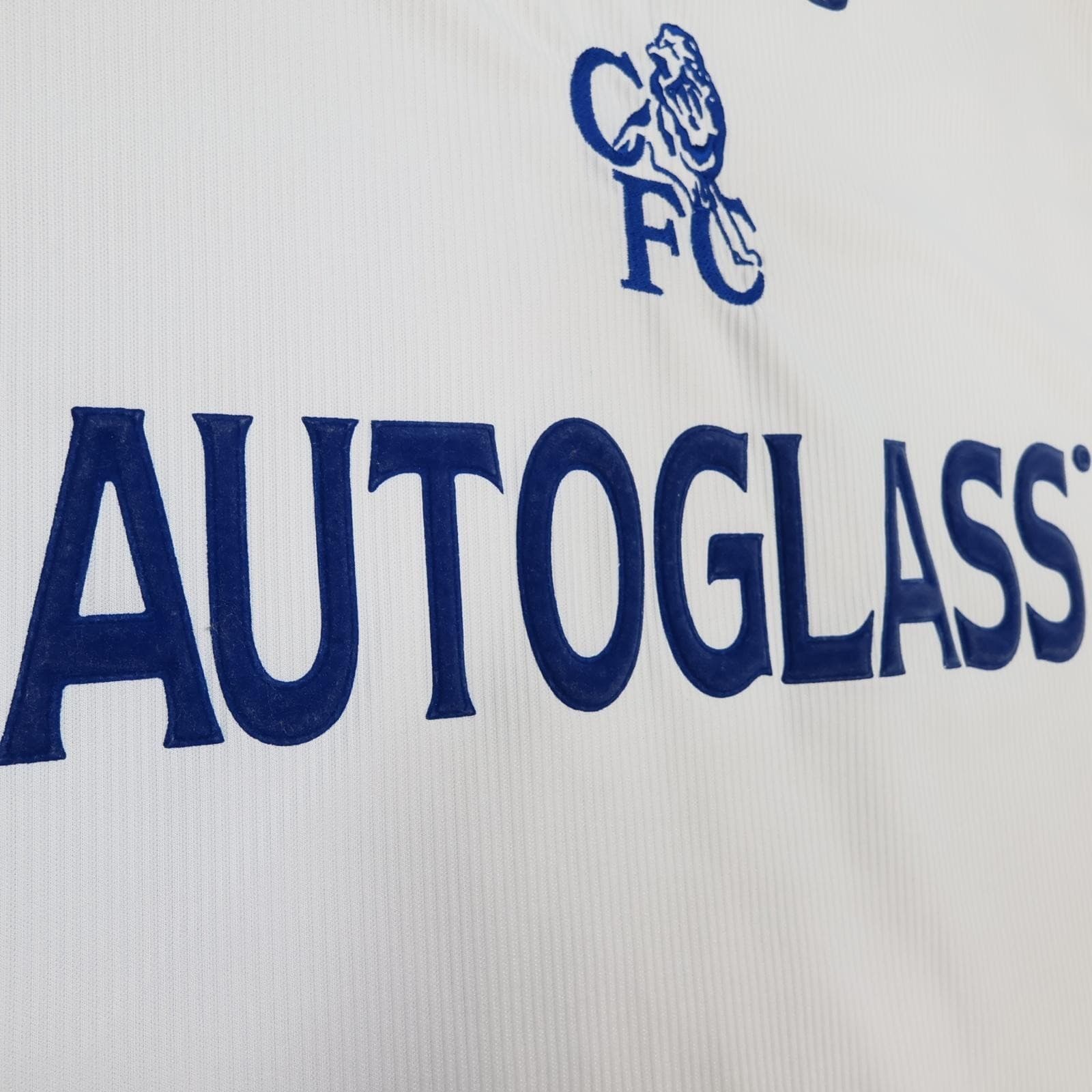 Vintage Chelsea Shirt Mens XL White Away EPL 1999 2001 Football Umbro Autoglass photo 5