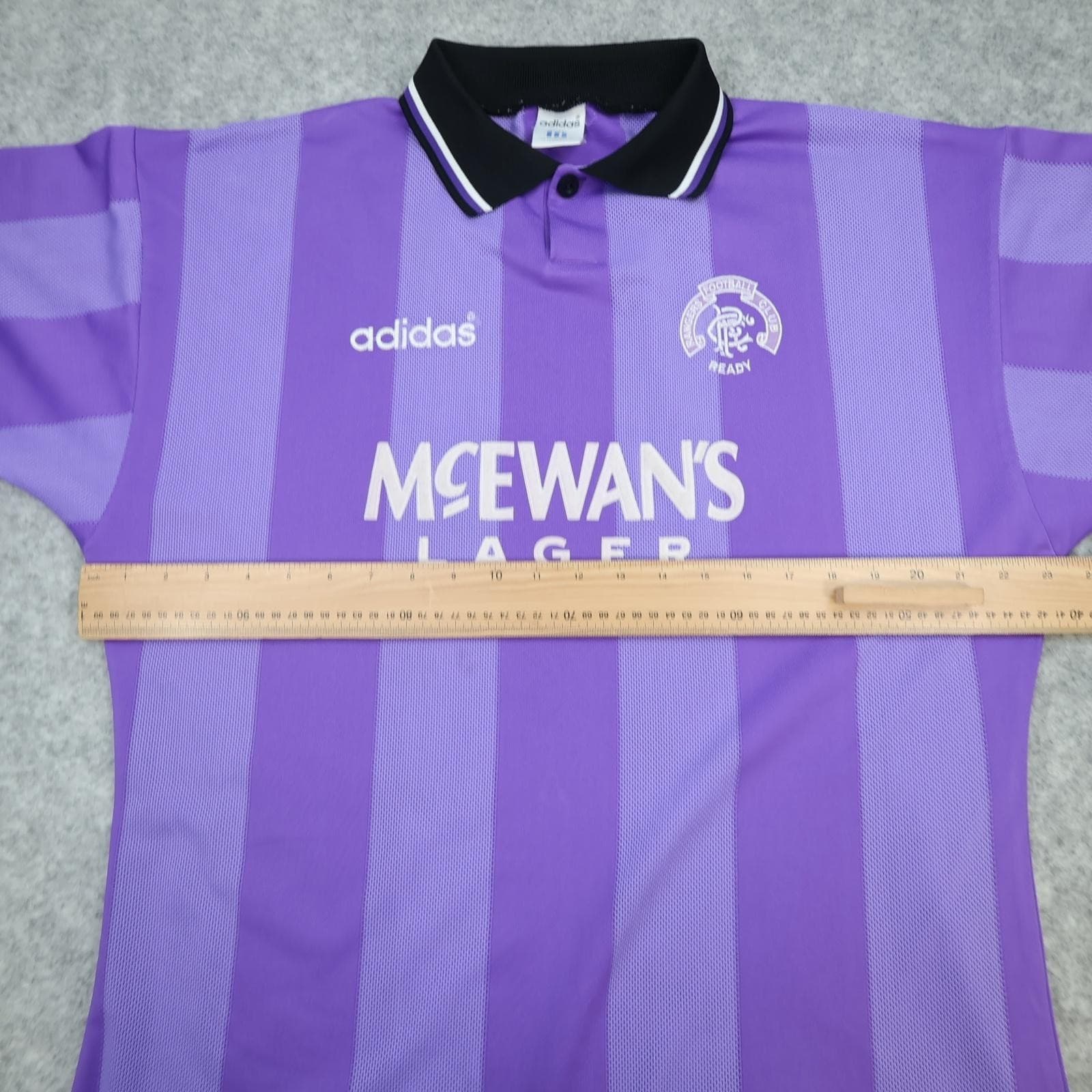 Vintage Rangers Shirt Mens Large Purple European Kit 1994 1995 Adidas McEwan's photo 11
