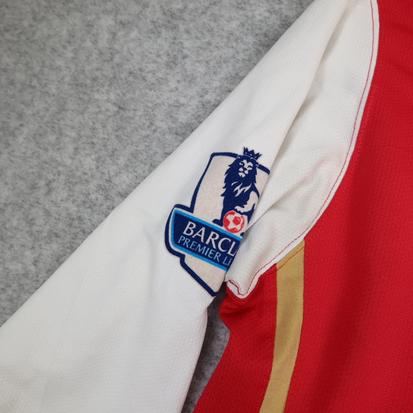 Arsenal Shirt Mens Large Red Home Long Sleeve 2006 2008 Football Nike Sagna 3 photo 8
