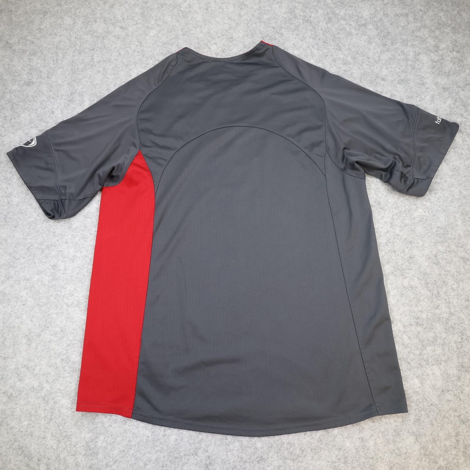 Manchester United Shirt Mens Large Grey Training 2004 2005 Nike Vodafone Soccer photo 2