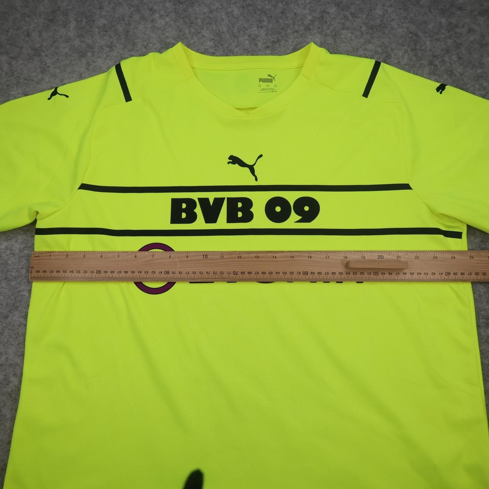 Borussia Dortmund Shirt Mens 2XL Yellow 3rd Kit 2021 2022 Football Puma Evonik photo 9
