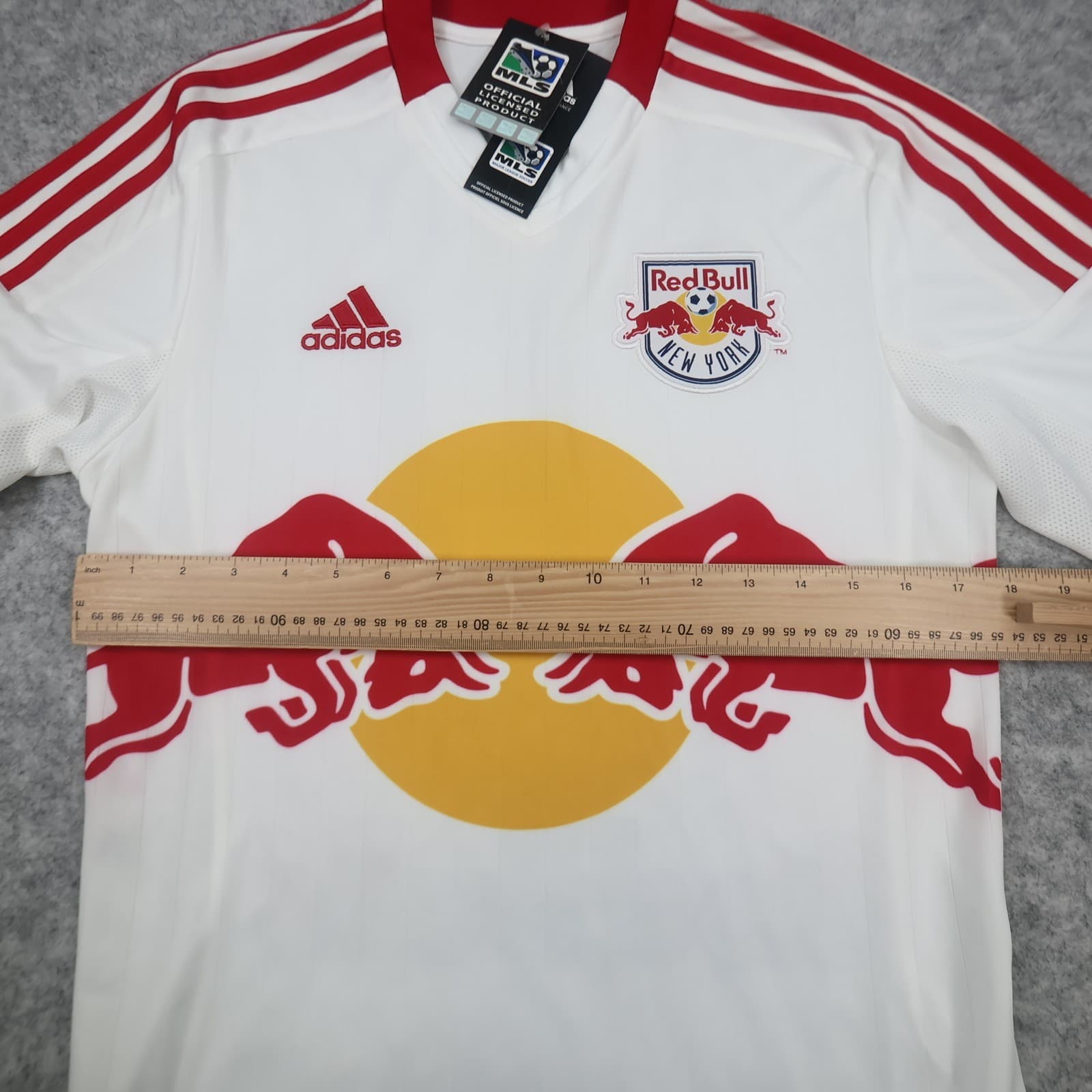 New York Red Bulls Football Shirt Small White Home Kit 2012 Adidas Henry 14 MLS photo 13