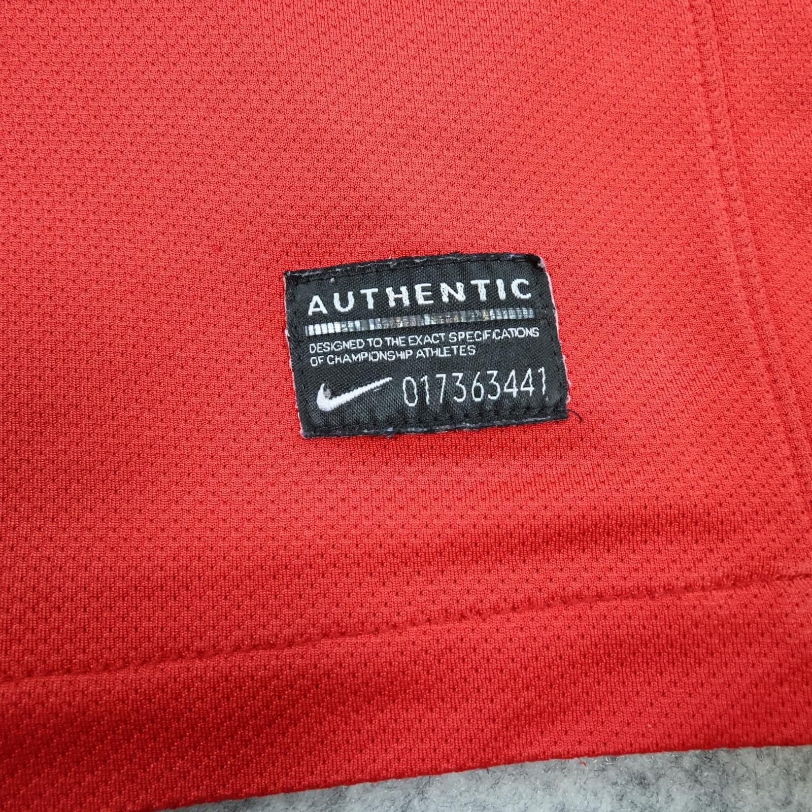 Manchester United Shirt Mens Large Red Home 2011 2012 Football Nike AON Jersey photo 7