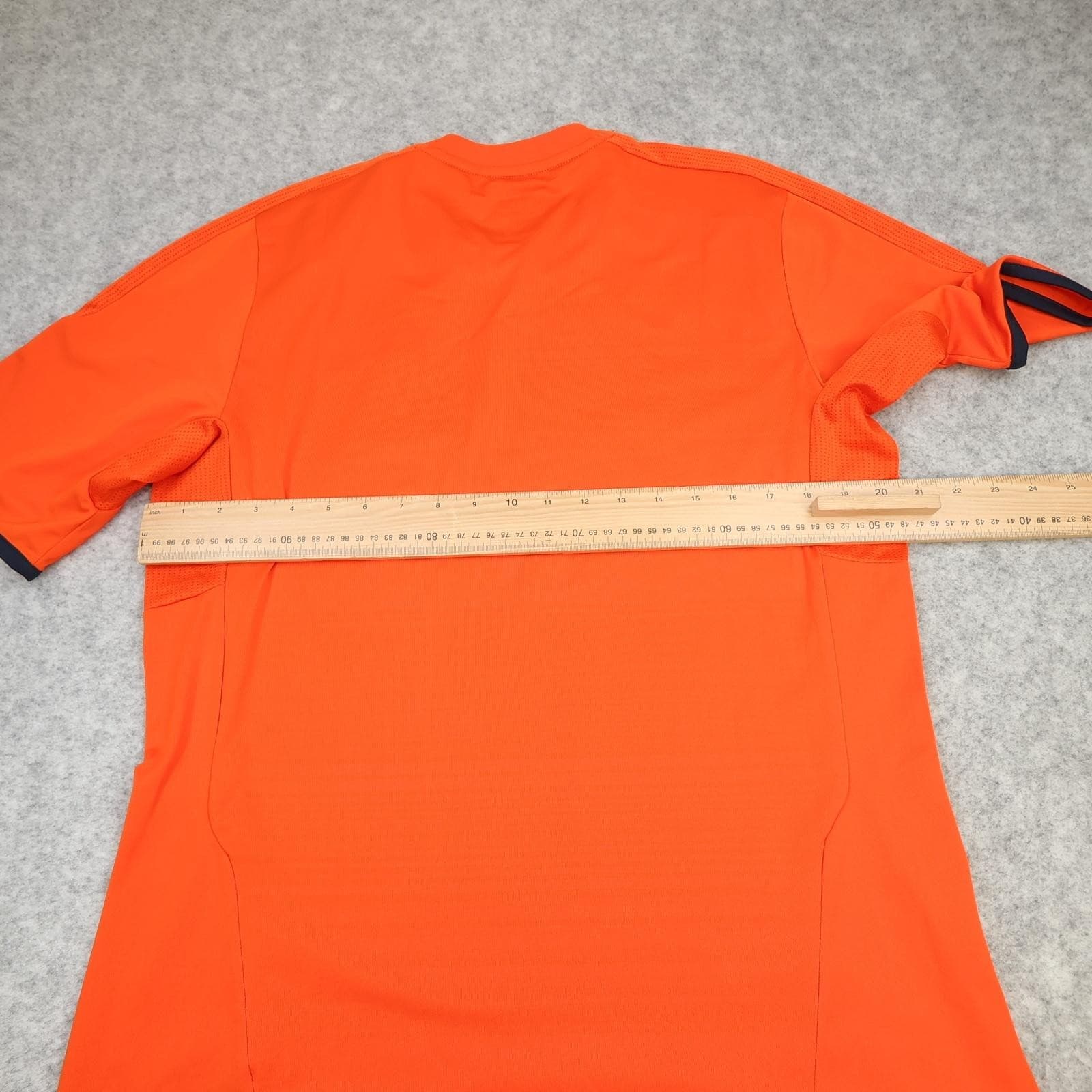 Olympique Marseille Shirt Mens Large Orange 3rd 2011 2012 Adidas Soccer Jersey photo 9