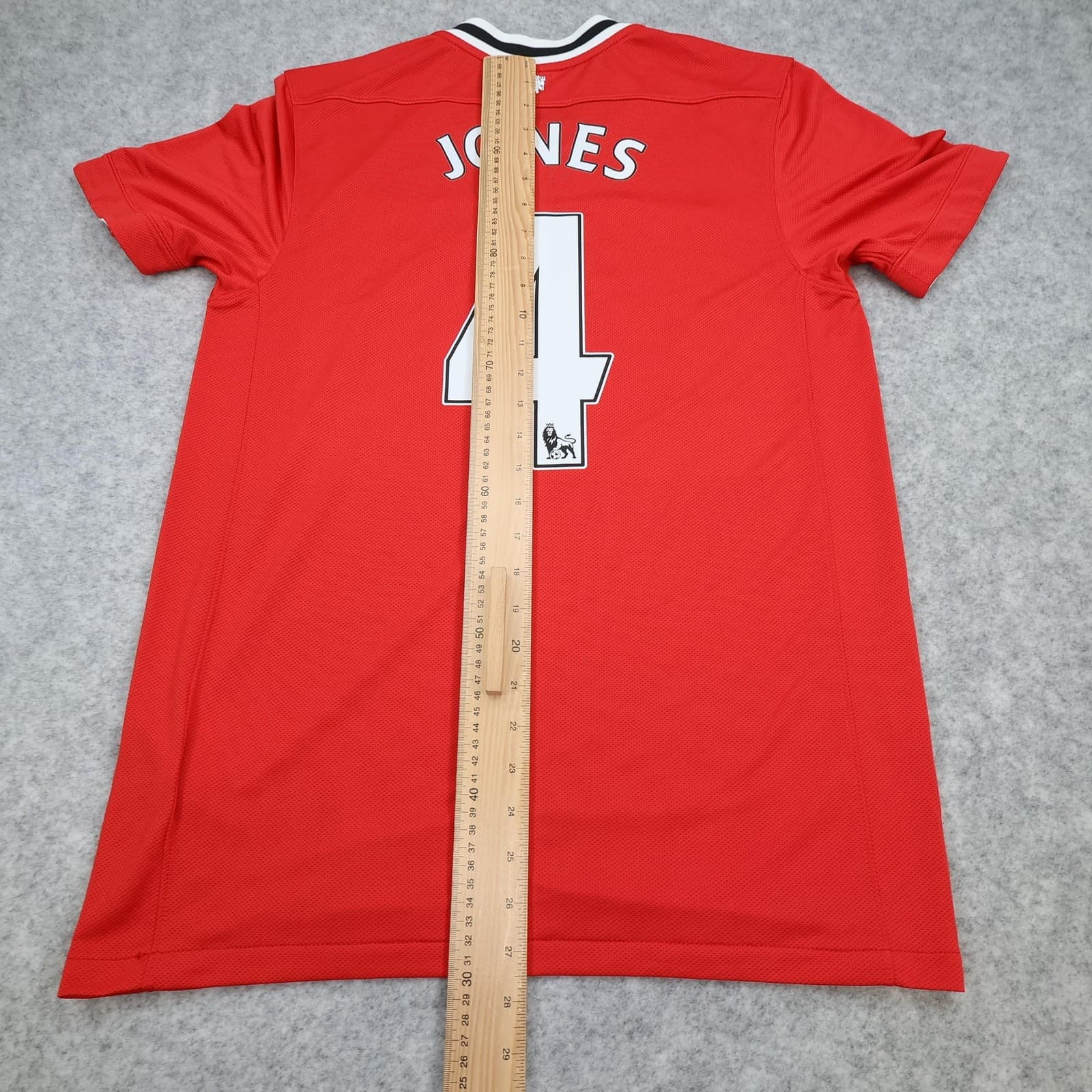 Manchester United Shirt Mens Medium Red Home 2010 2011 Nike Soccer Phil Jones 4 photo 13