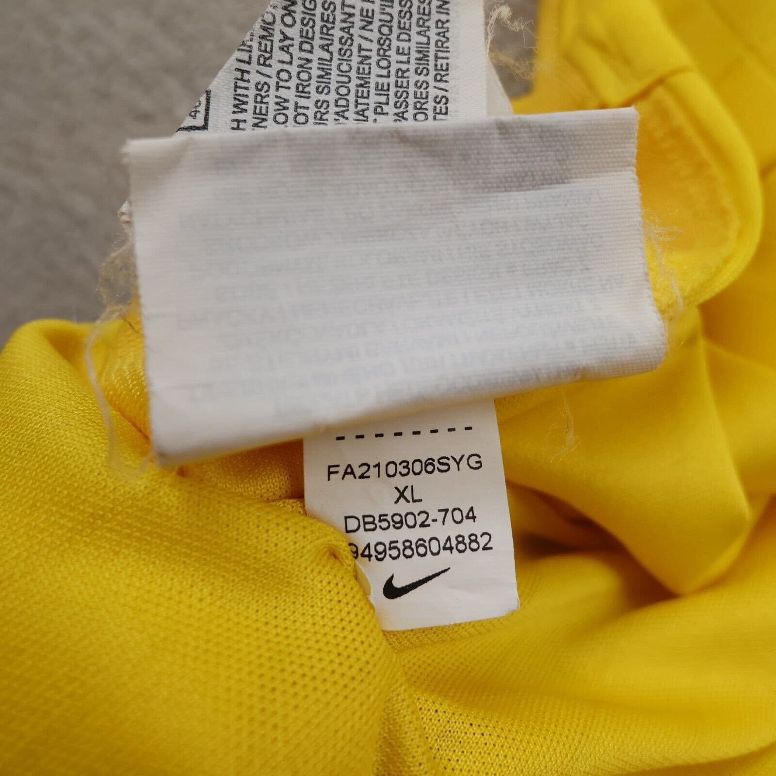 Liverpool Shirt Extra Large Yellow 3rd Kit 2021 2022 Nike Jersey Mo Salah 11 photo 13