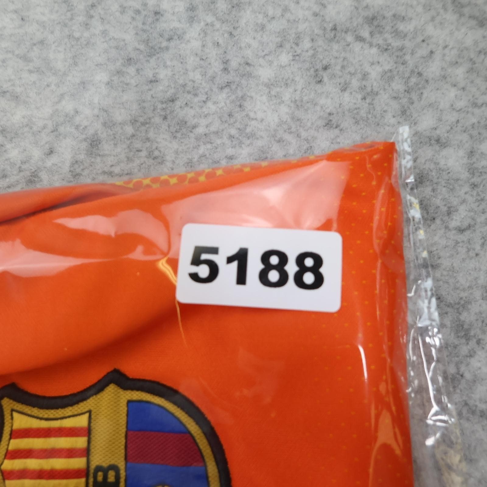 Barcelona Shirt Mens Medium Orange Away 2012 2013 Football Nike Qatar Foundation photo 15