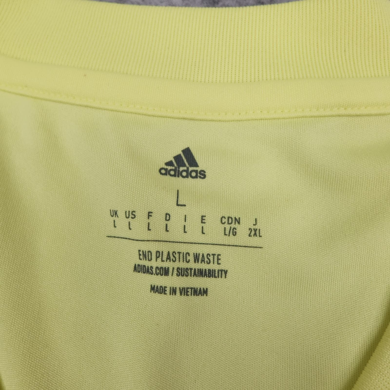 Leeds United Shirt Mens Large Yellow Away Kit 2022 2023 Football Adidas SBOTOP photo 6