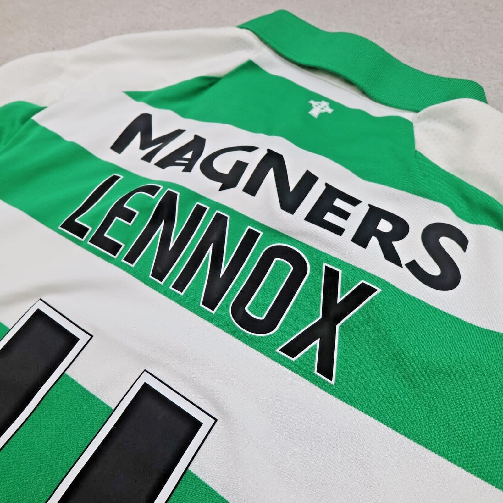 Celtic Football Shirt Large Green Home Kit 2018 2019 New Balance Soccer Jersey photo 8