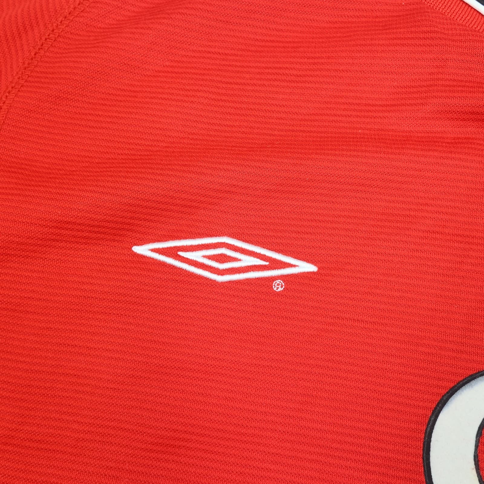 Vintage Manchester United Shirt Large Red Home 2000 2002 Umbro Jersey Football photo 5