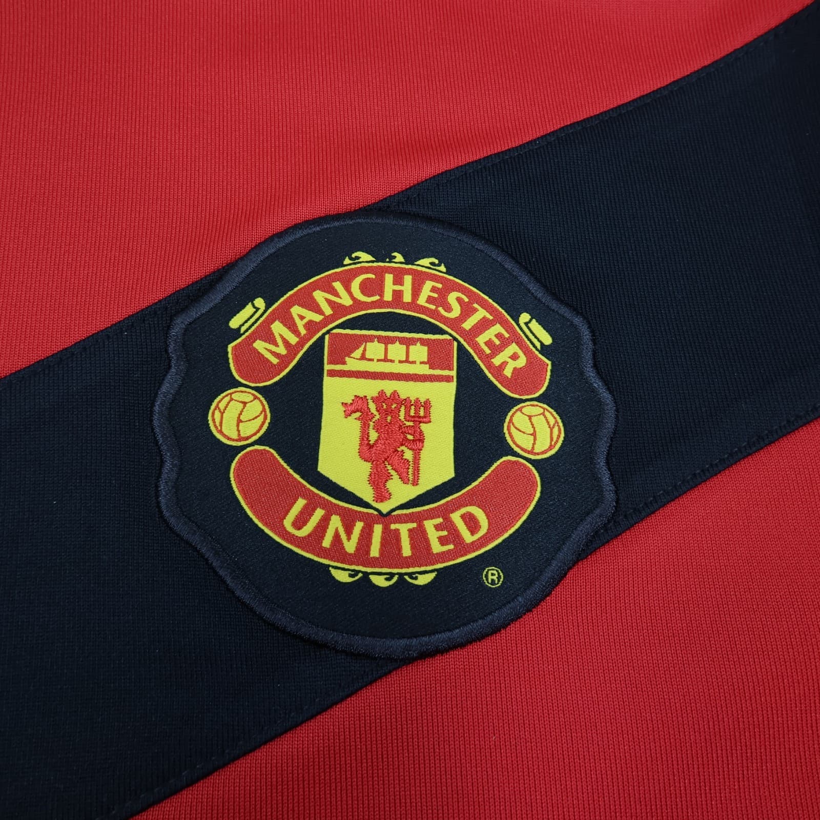 Manchester United Shirt Medium Red Home Kit 2009 2010 Nike Soccer Jersey photo 7