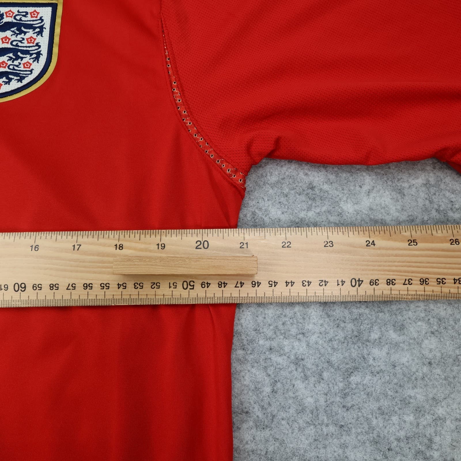 England Football Shirt Large Red Away Kit 2006 2007 2008 Umbro Wayne Rooney 9 photo 11