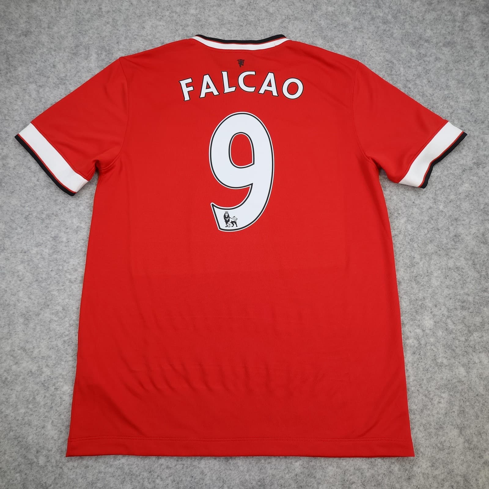 Manchester United Shirt Mens Medium Red Home 2014 2015 Football Nike Falcao 9