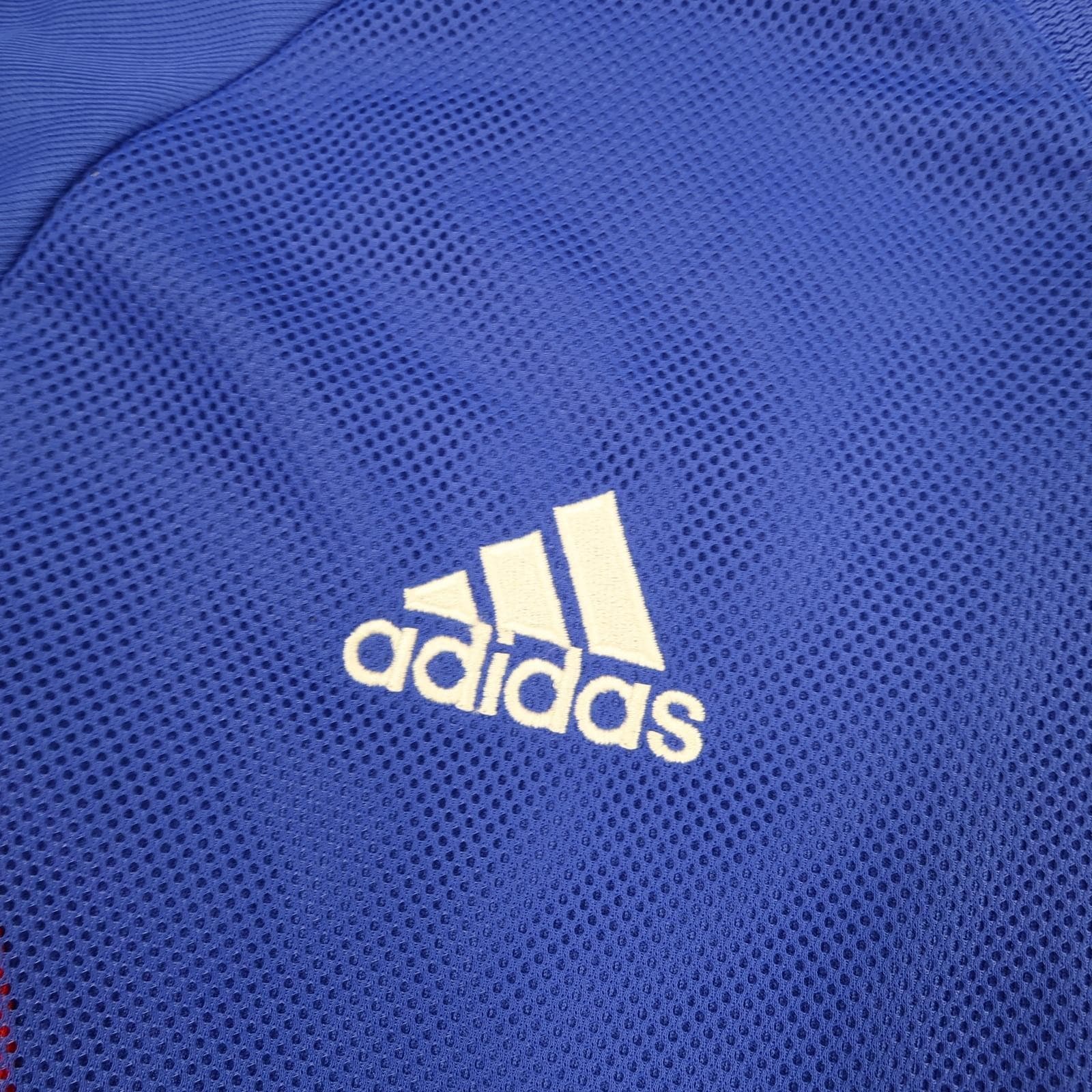 Vintage France Home Shirt Mens Medium Blue 2002 2004 Football Adidas Zidane 10 photo 6