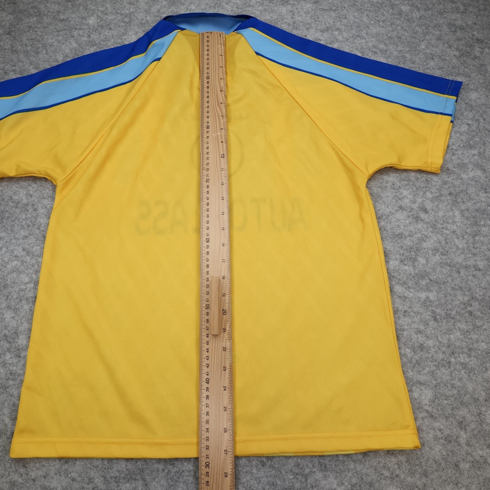 Vintage Chelsea Shirt Medium Yellow Away Kit 1997 1998 Autoglass Soccer Jersey photo 9