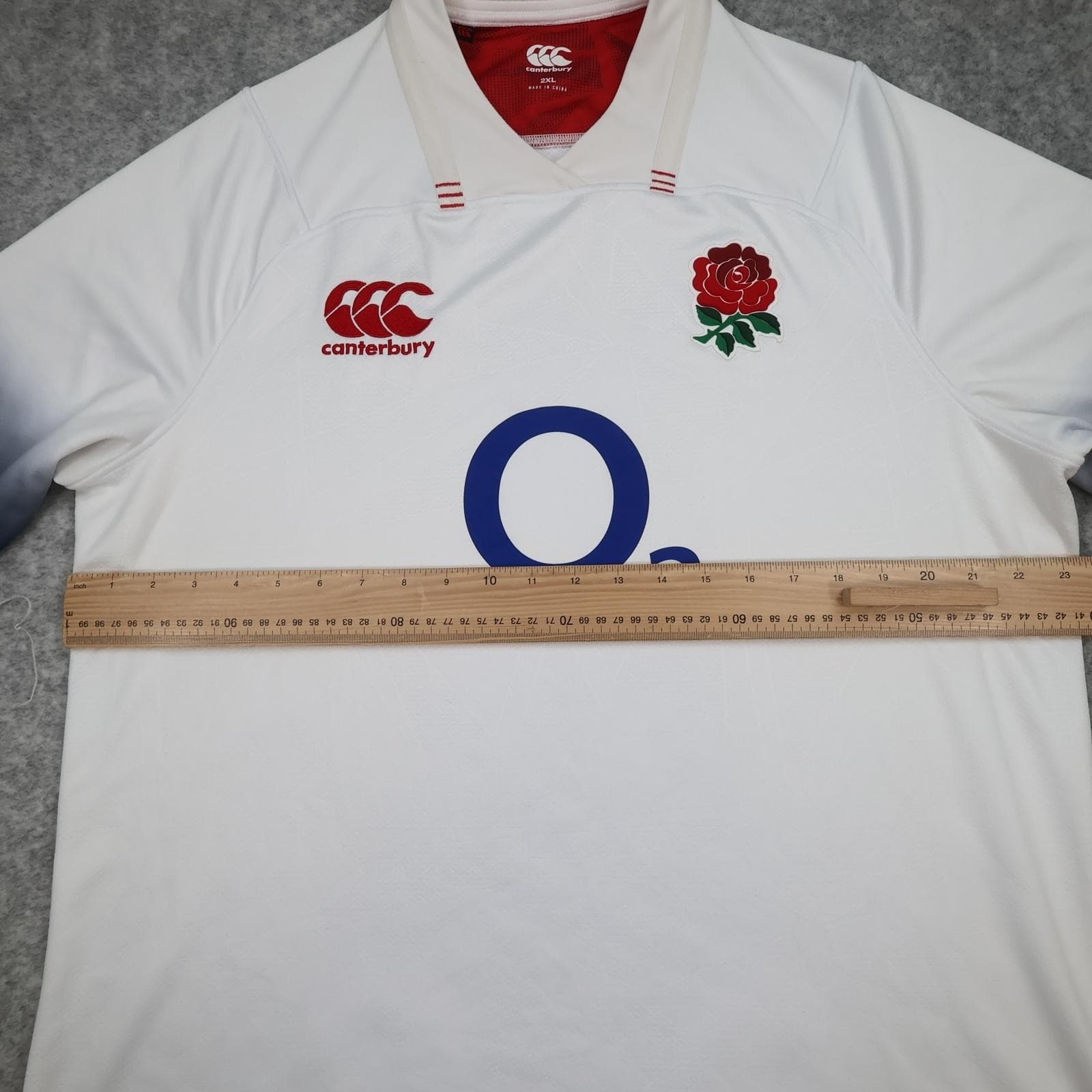England Rugby Shirt Mens 2XL White Rugby Union Canterbury O2 Home Vapodri+ photo 10