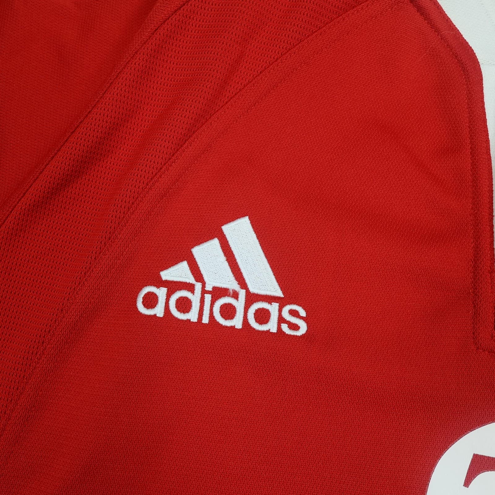 Vintage British Lions Rugby Shirt Mens XL Red Rugby Union Adidas Zurich 2005 photo 6